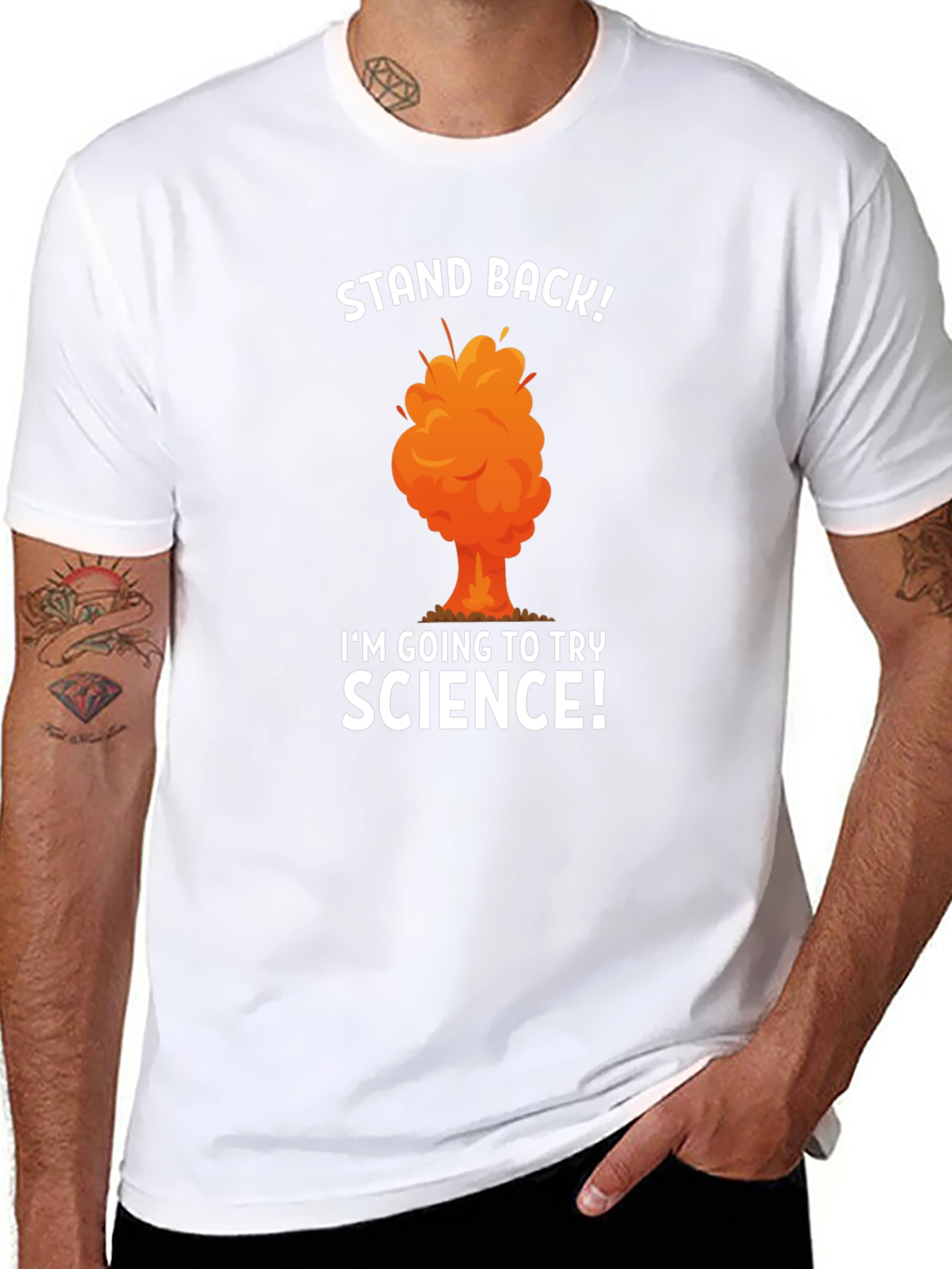 Stand Back Science T-Shirt Experiment Funny Tee