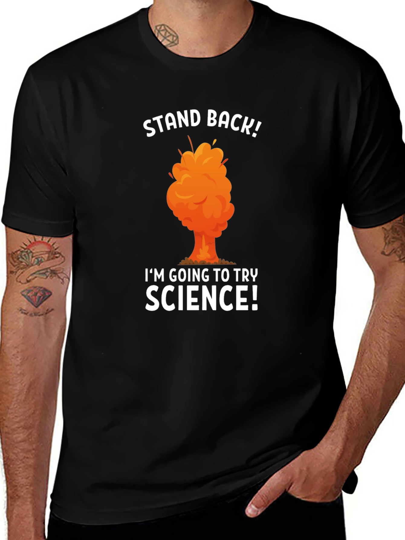 Stand Back Science T-Shirt Experiment Funny Tee