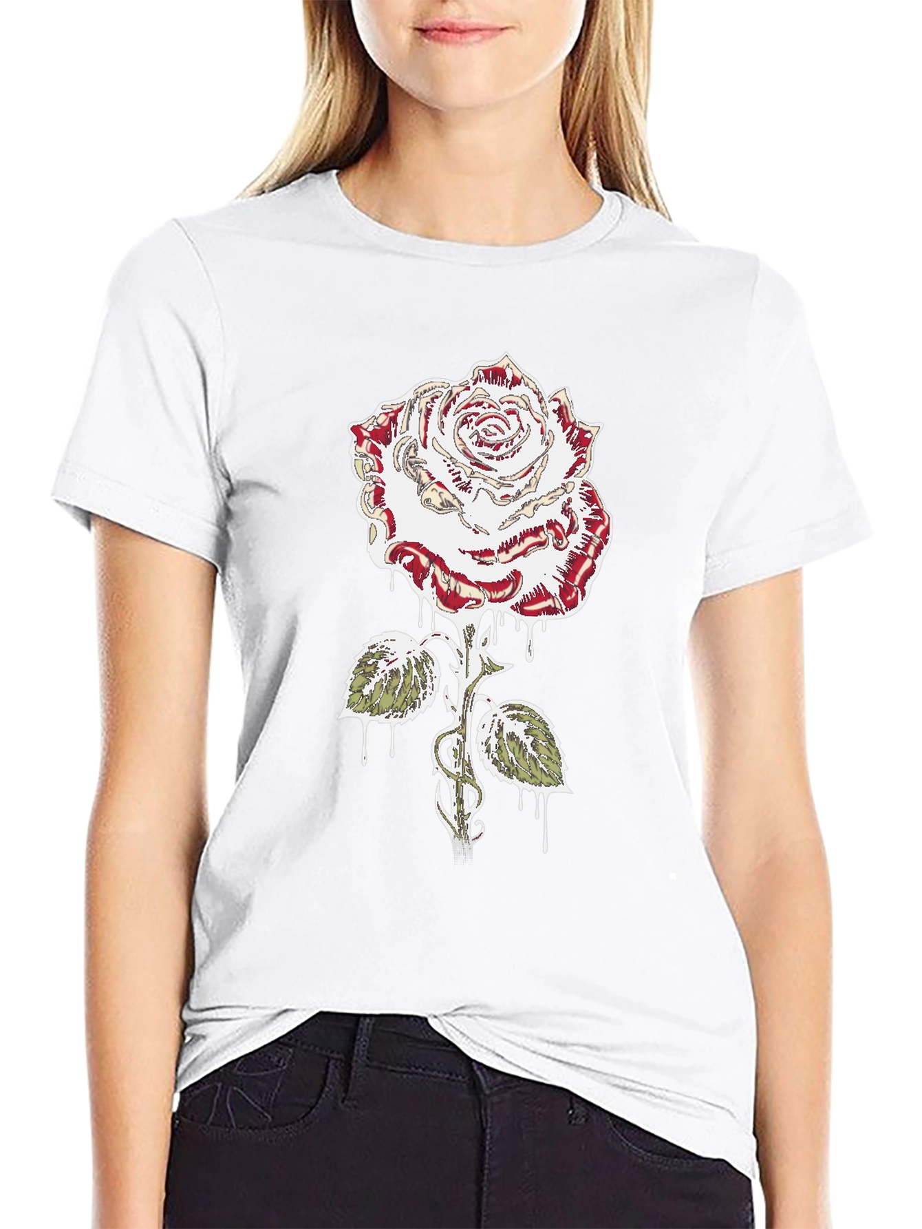Black Rose Graphic Tee