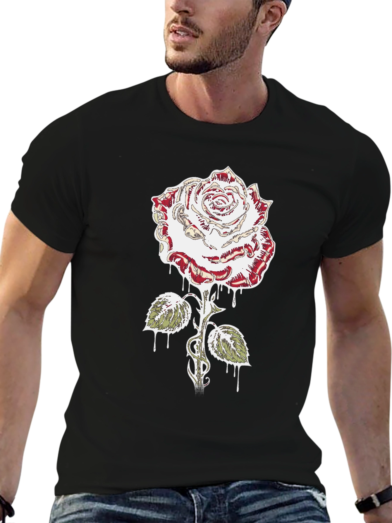 Black Rose Graphic Tee