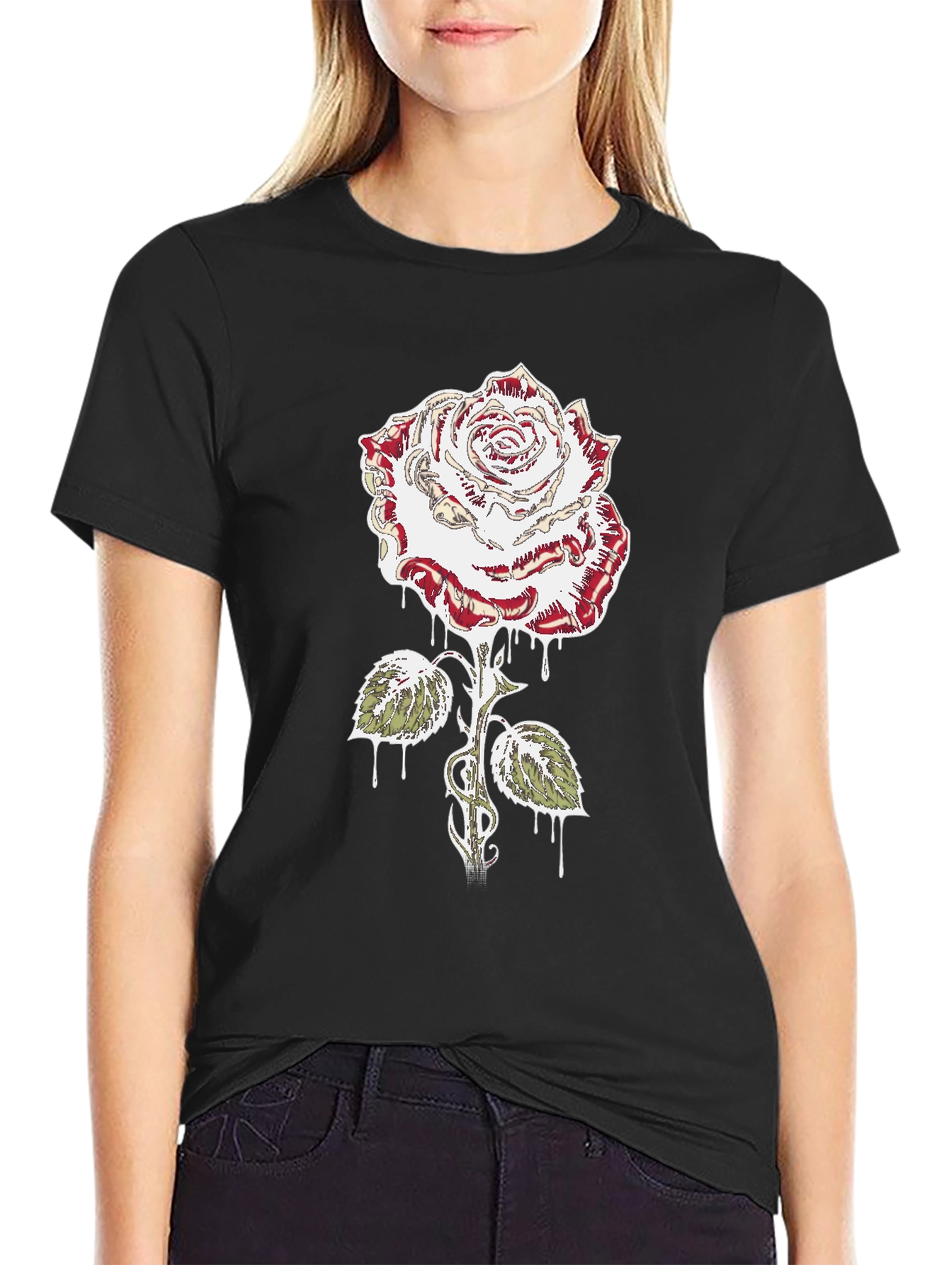 Black Rose Graphic Tee