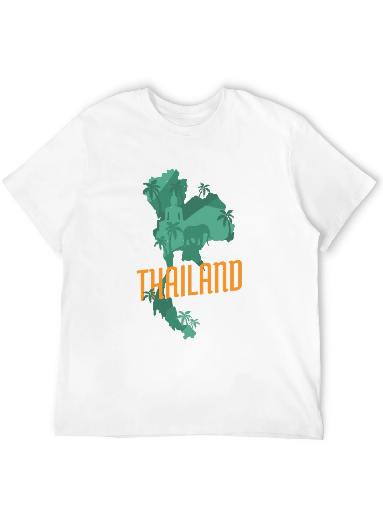 Thailand Graphic Print T-Shirt - Black