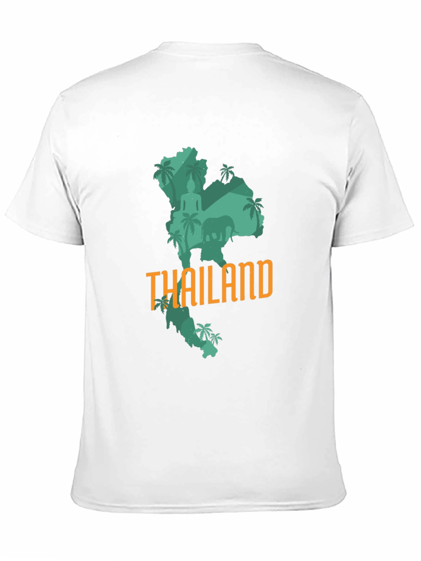 Thailand Graphic Print T-Shirt - Black