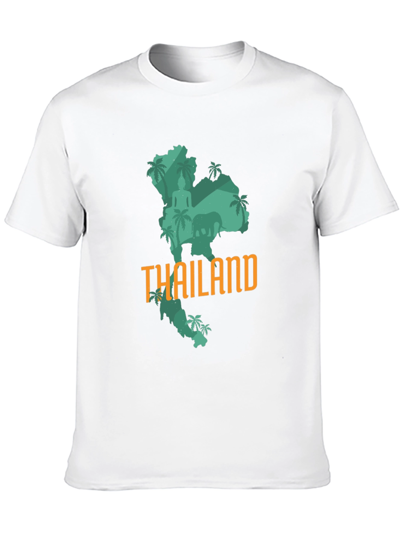 Thailand Graphic Print T-Shirt - Black
