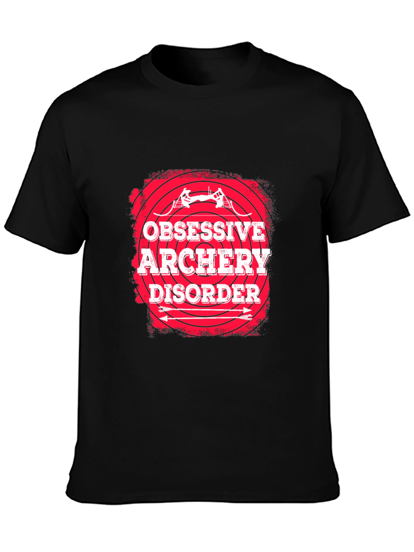 Obsessive Archery Disorder Black T-Shirt