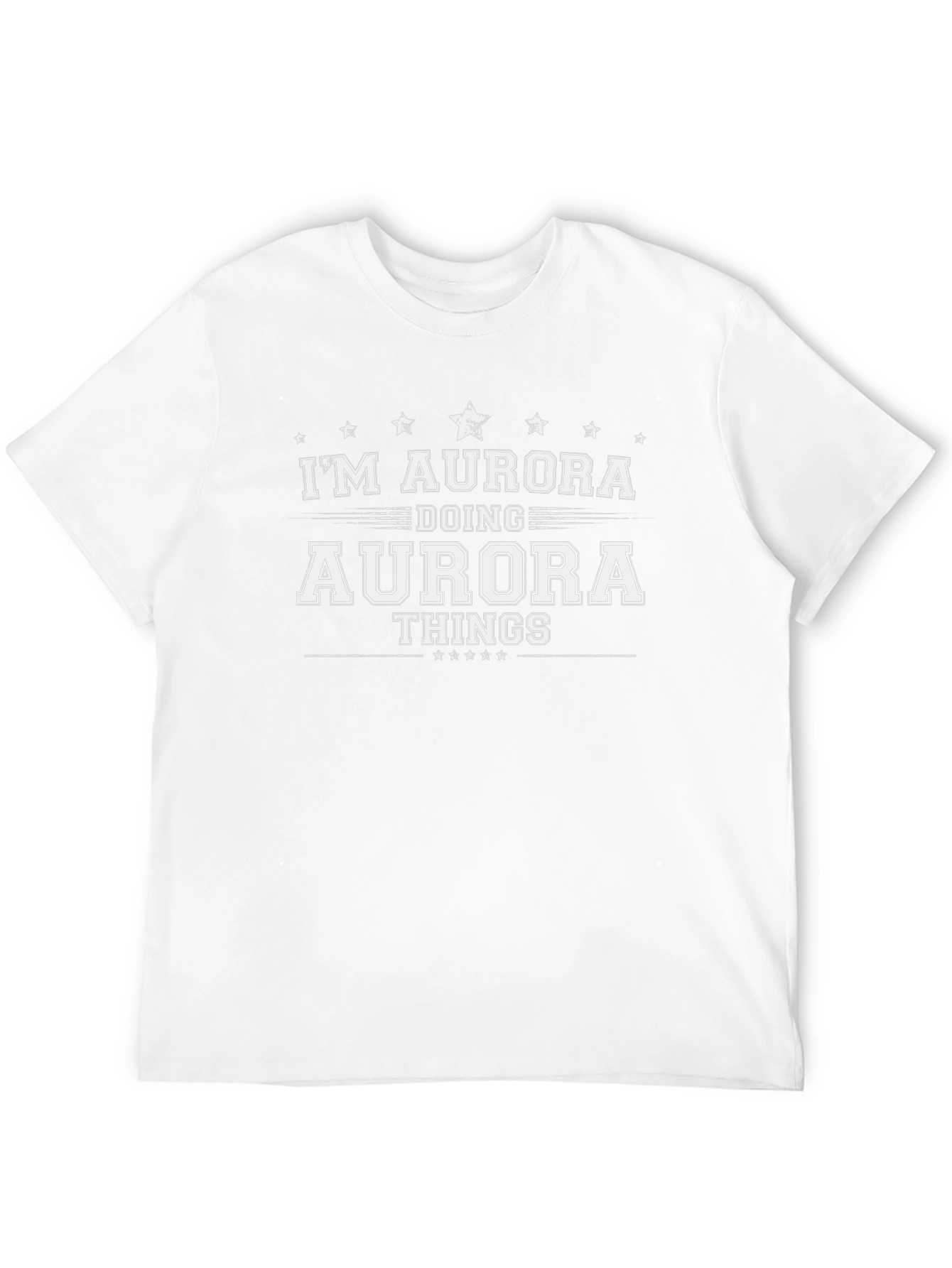 Im Aurora Doing Aurora Things Black T-Shirt