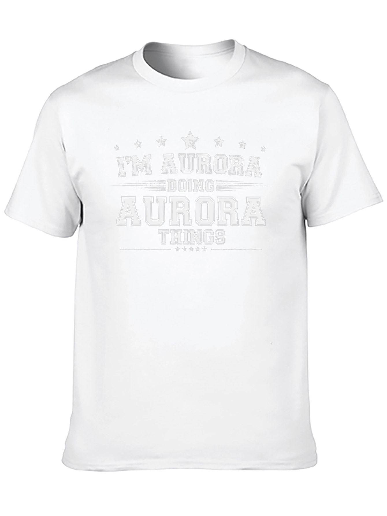 Im Aurora Doing Aurora Things Black T-Shirt