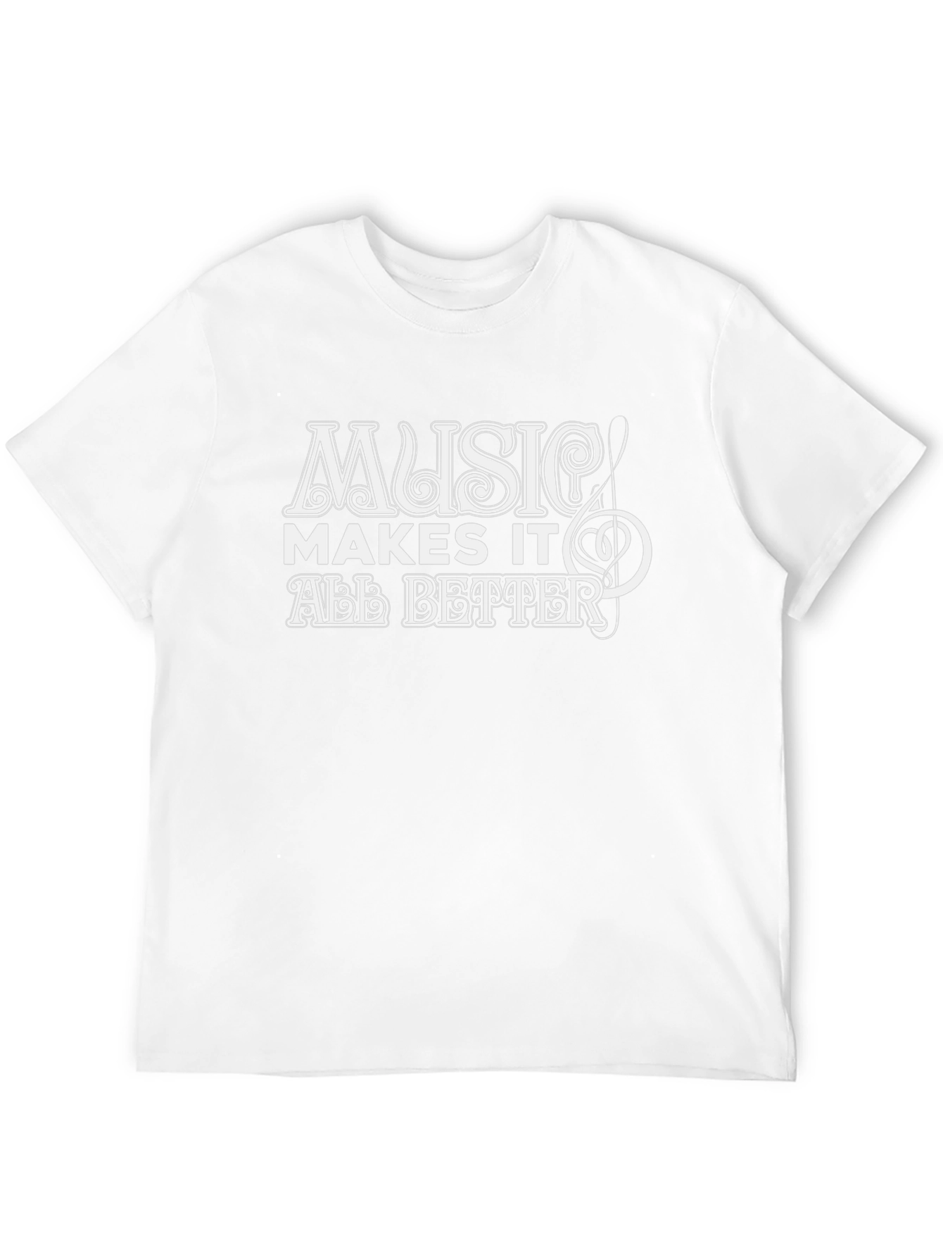 Music Makes It All Better Black Graphic Tee