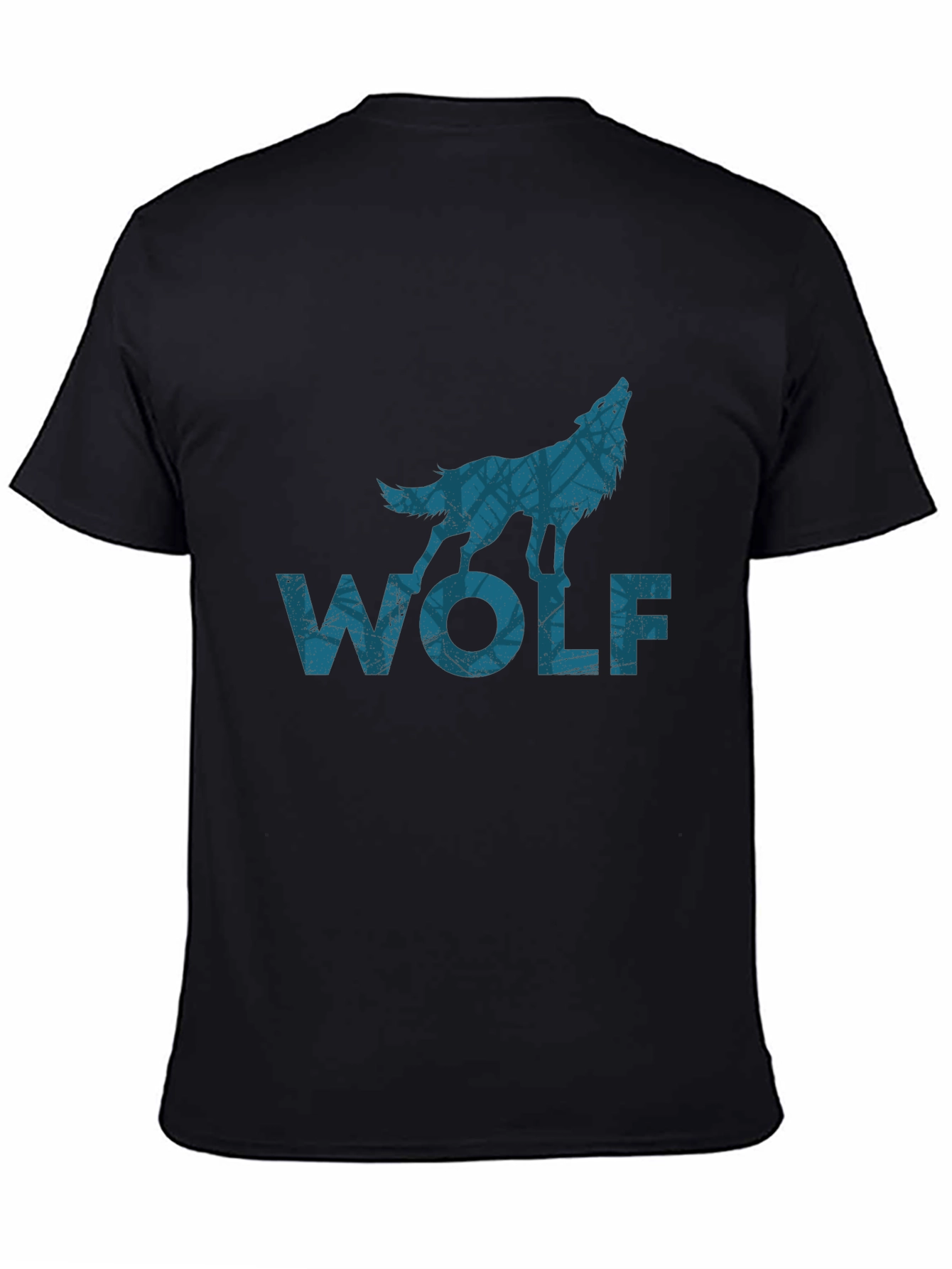Wolf Graphic Tee - Mens Black T-Shirt