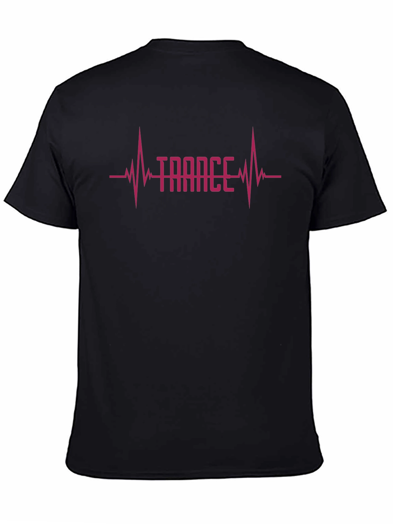 Trance Heartbeat Graphic Tee - Black