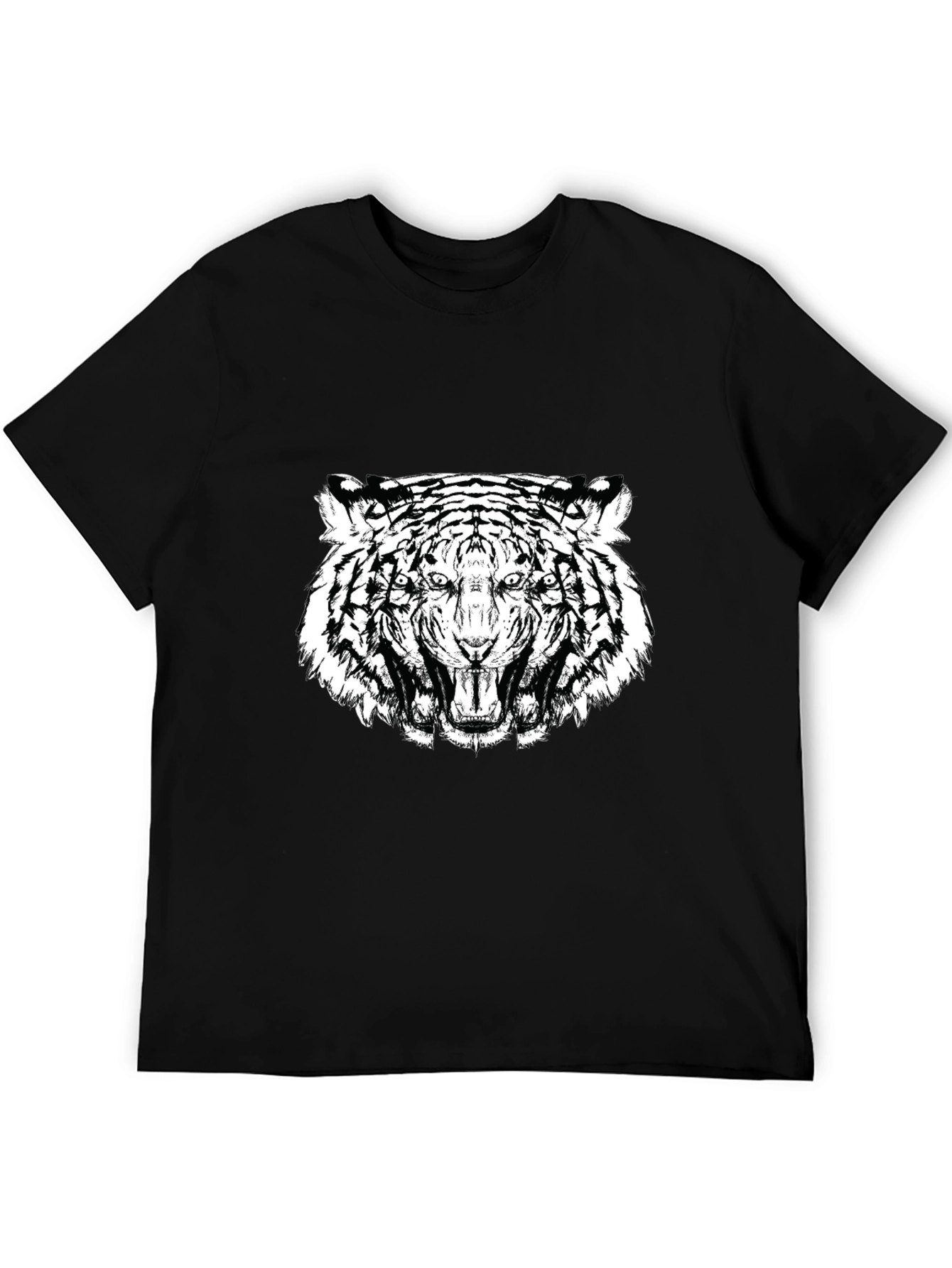 Black Tiger Graphic Tee - Fierce Style