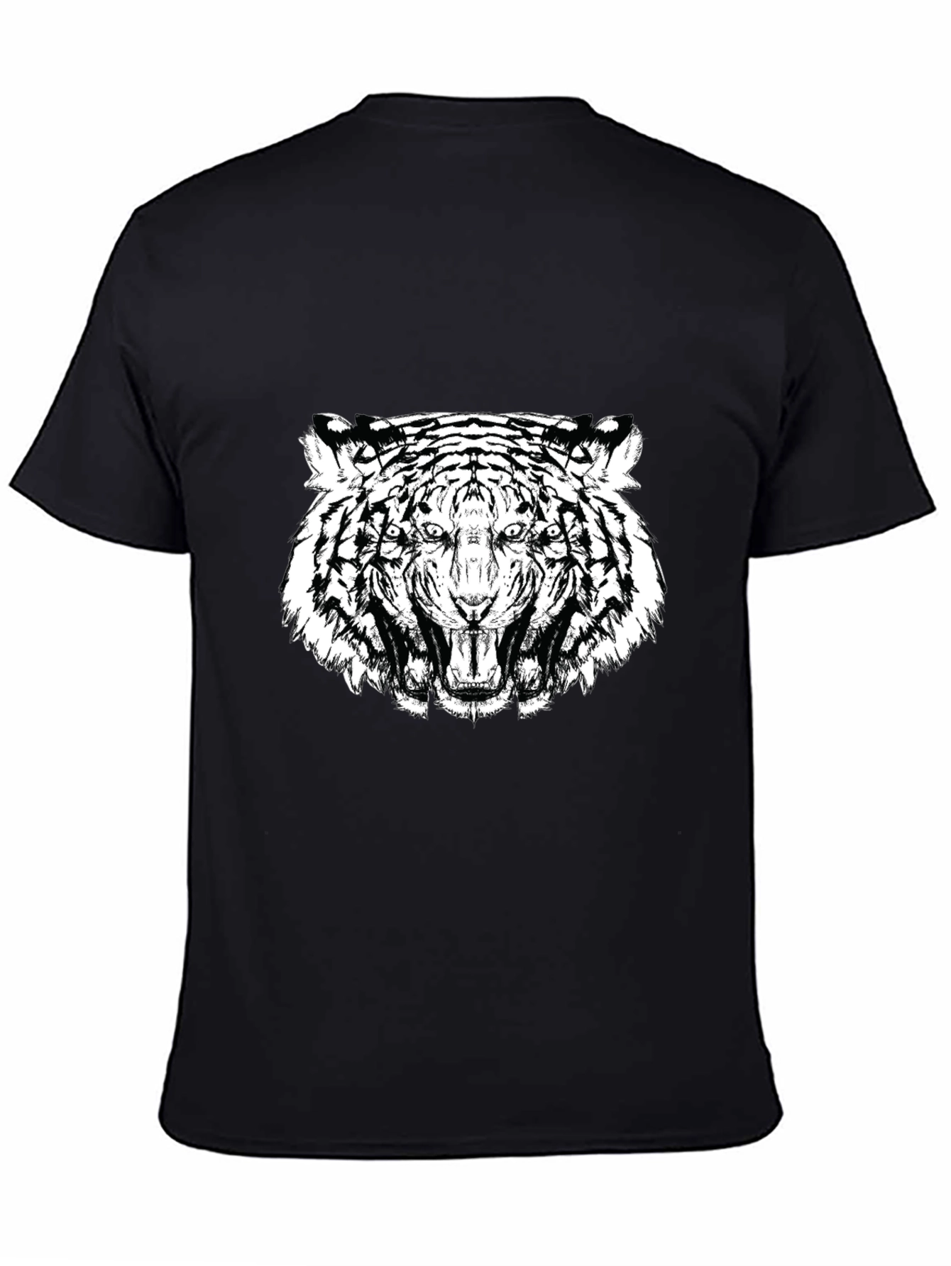 Black Tiger Graphic Tee - Fierce Style
