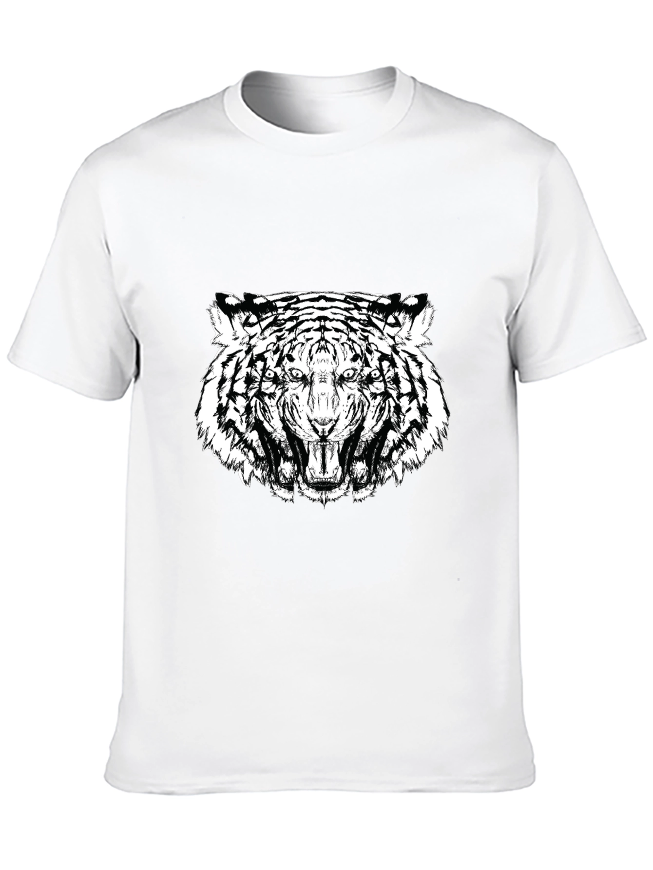 Black Tiger Graphic Tee - Fierce Style