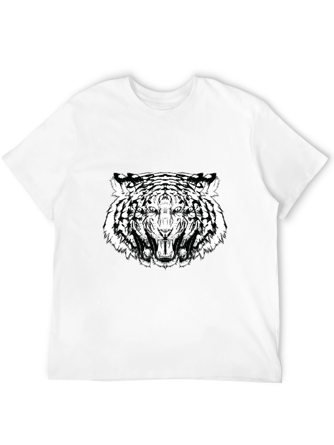Black Tiger Graphic Tee - Fierce Style