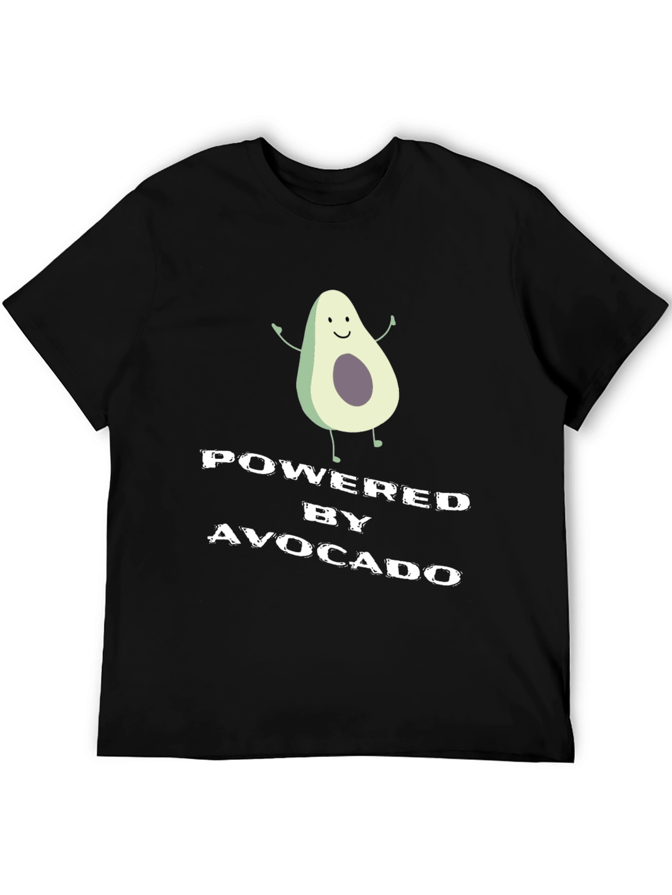 Powered By Avocado Graphic T-Shirt