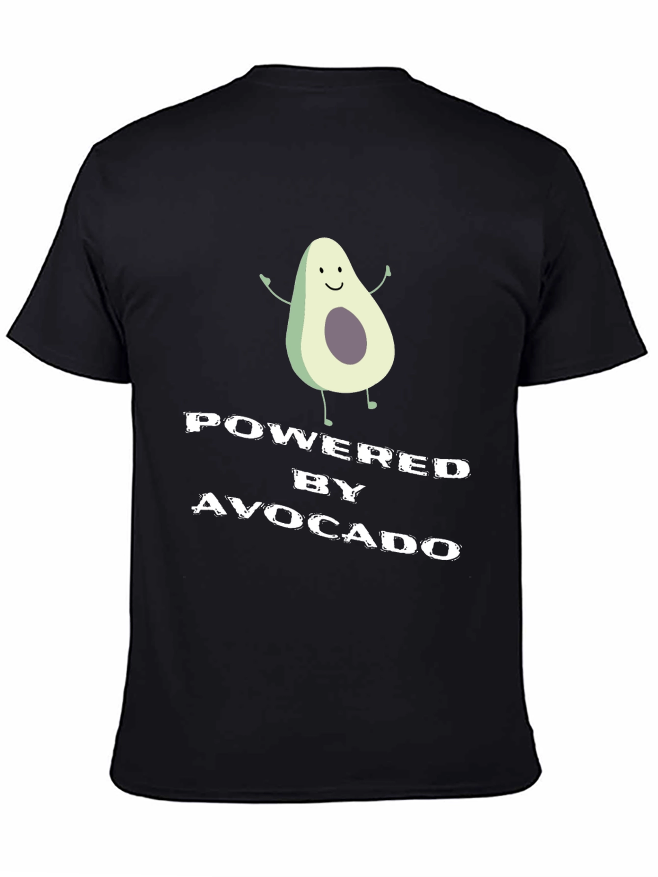 Powered By Avocado Graphic T-Shirt