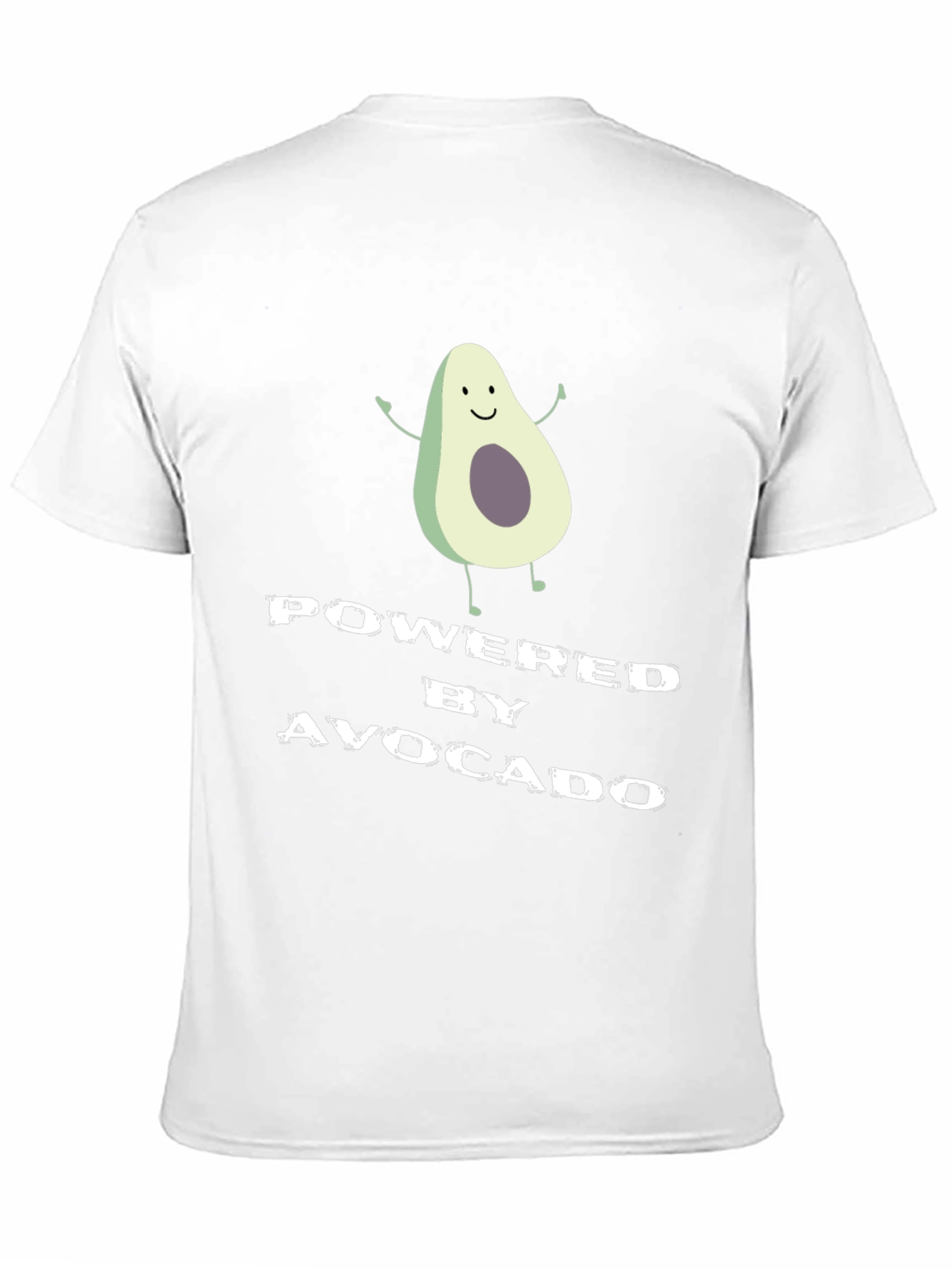 Powered By Avocado Graphic T-Shirt