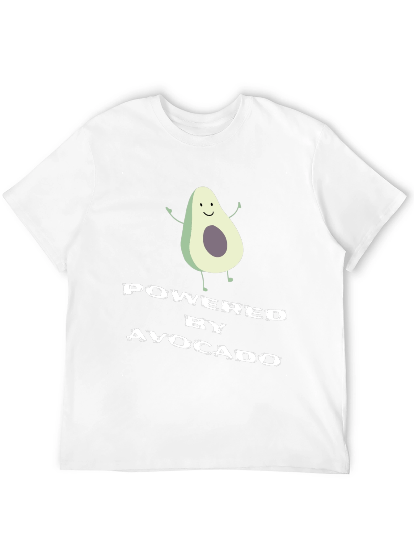 Powered By Avocado Graphic T-Shirt