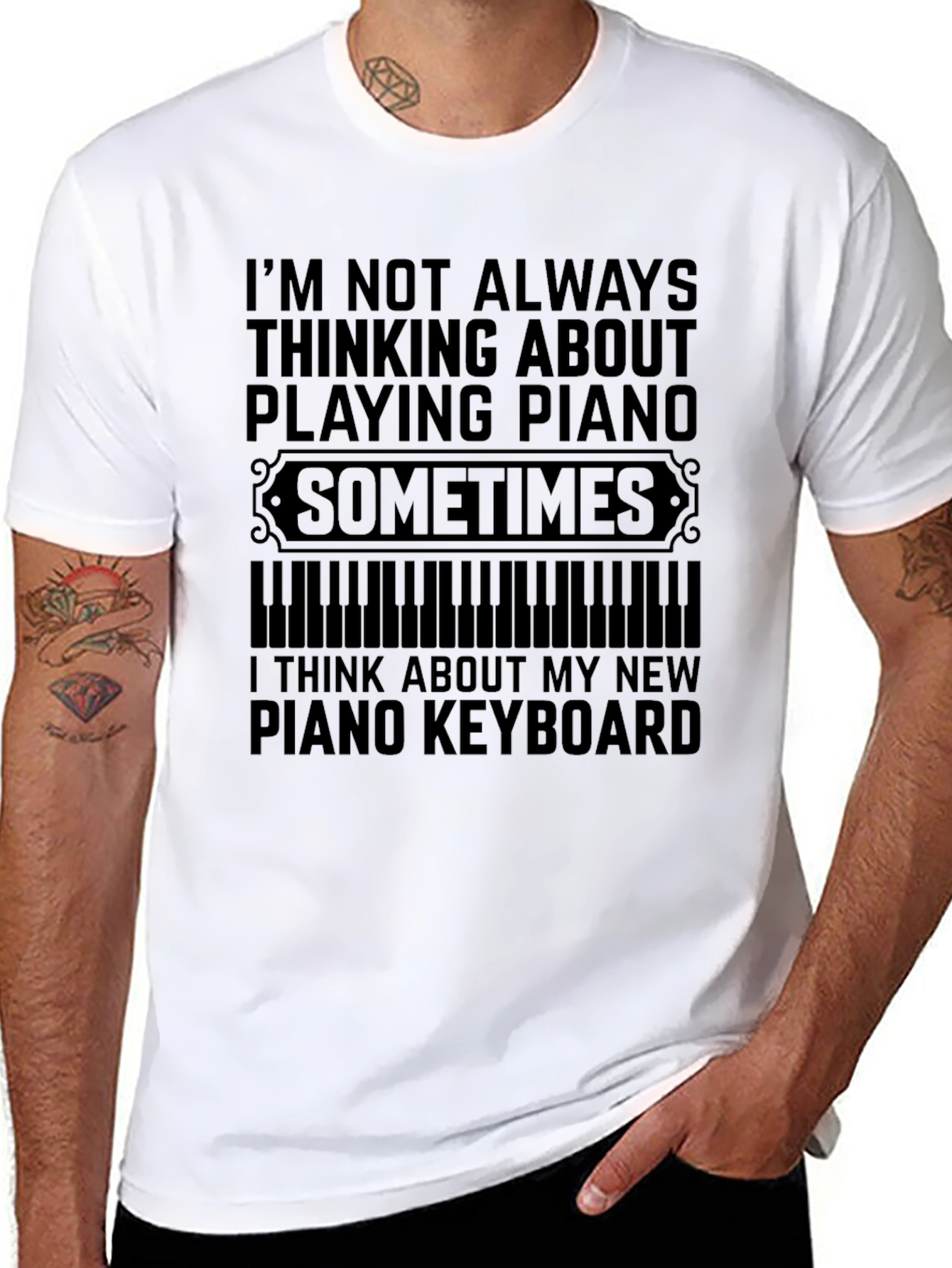 Piano T-Shirt - Musician Gift