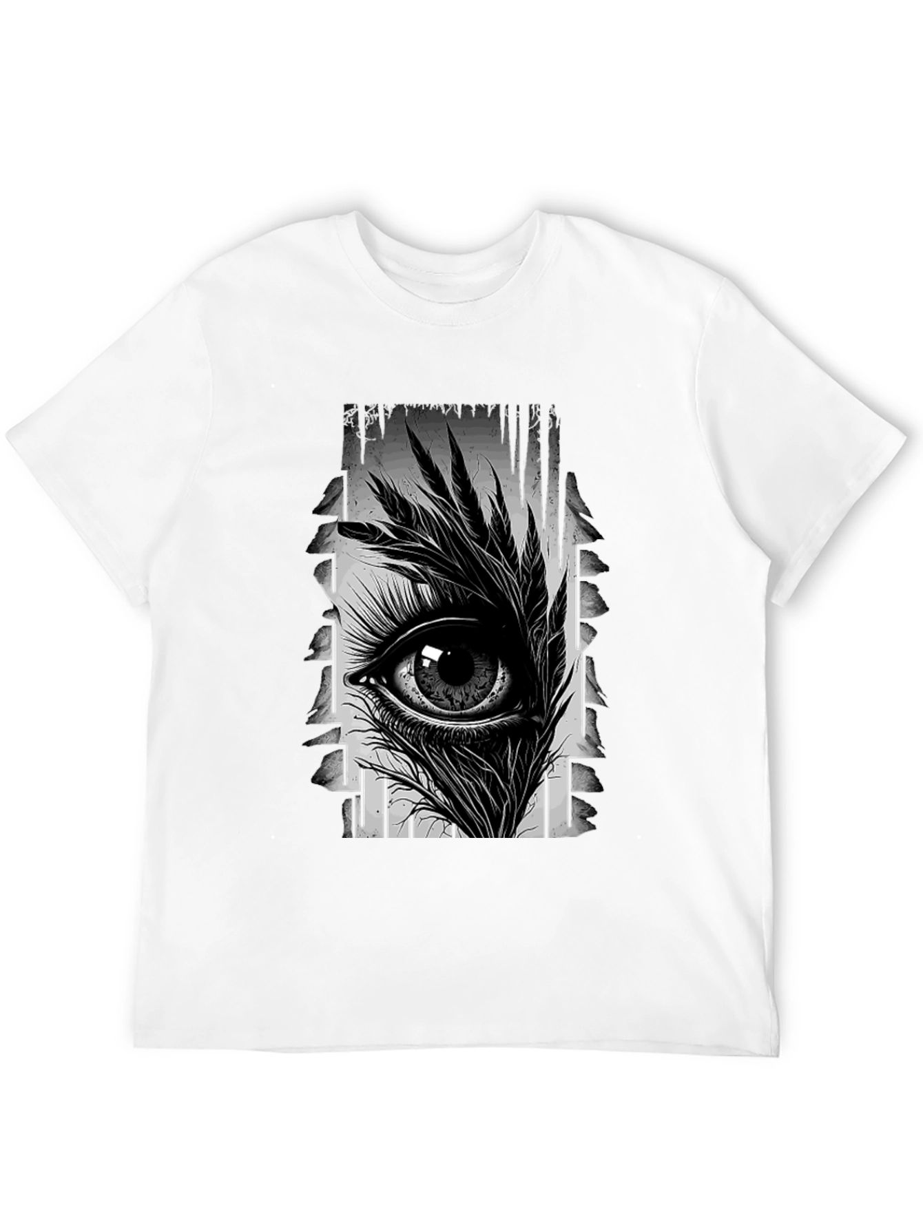 Eye Graphic Black T-Shirt - Stylish Unisex Tee