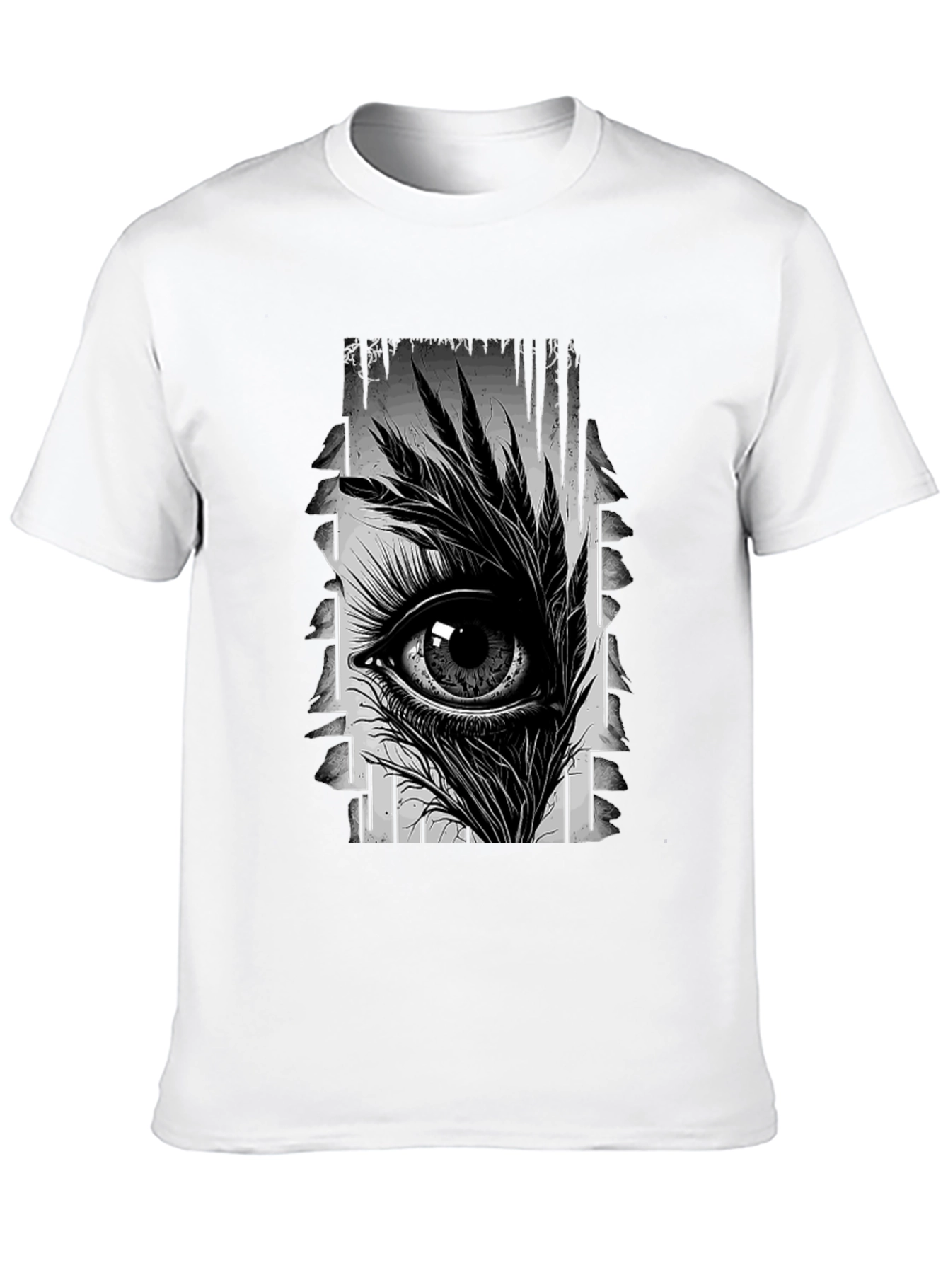 Eye Graphic Black T-Shirt - Stylish Unisex Tee
