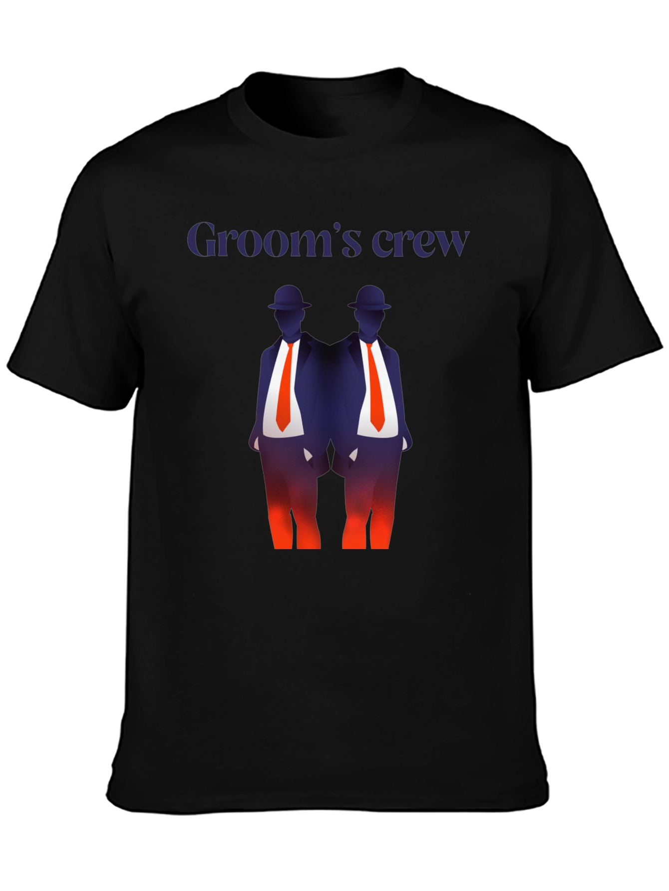 Grooms Crew Graphic T-Shirt