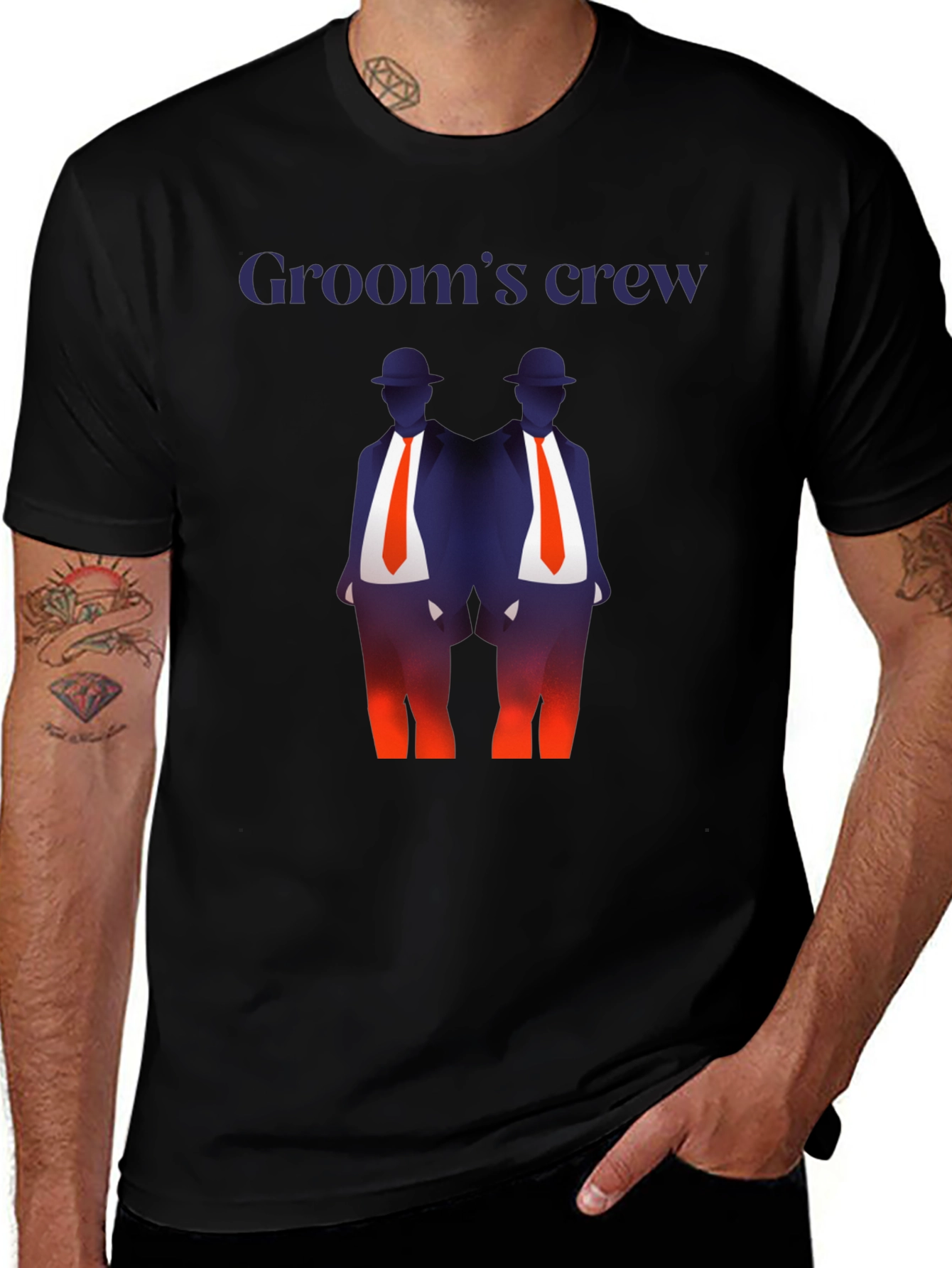 Grooms Crew Graphic T-Shirt