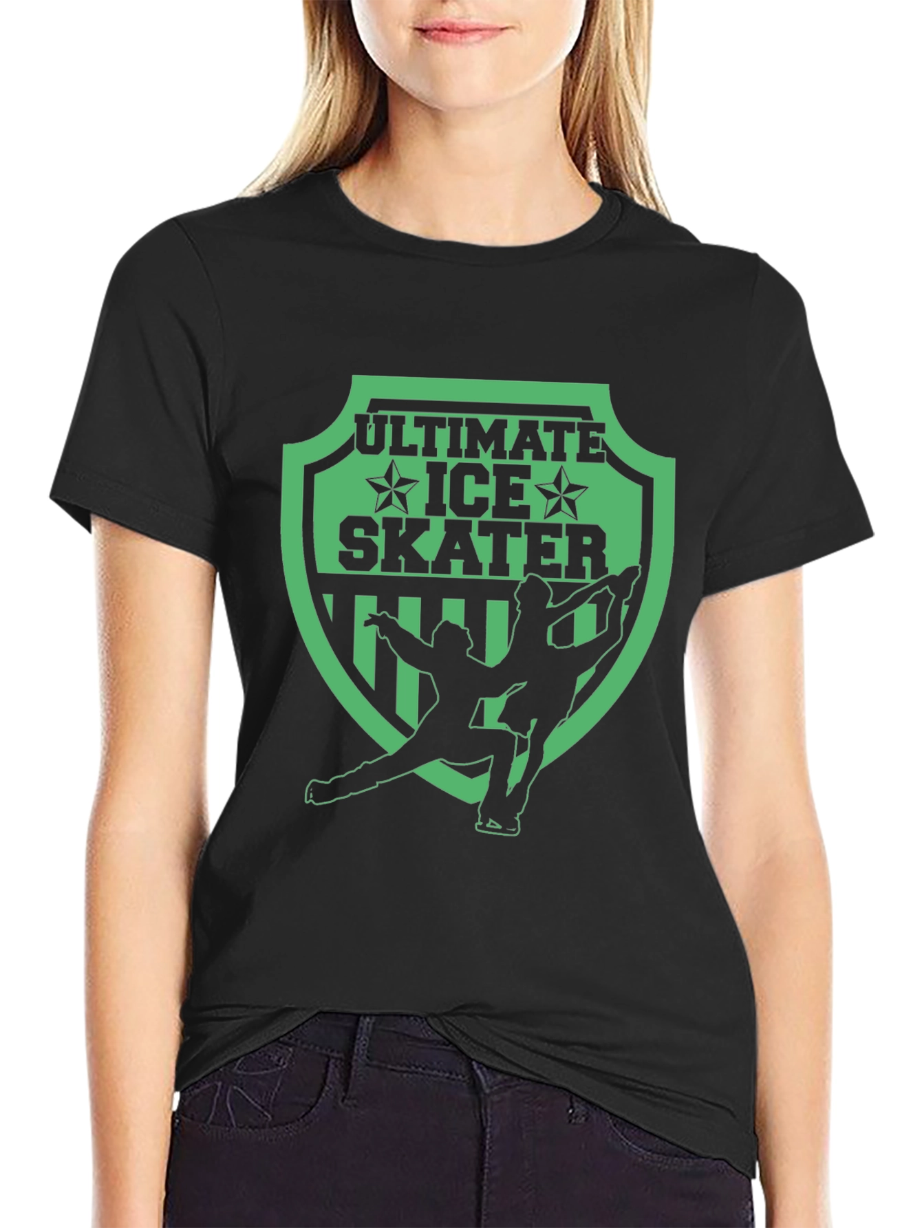 Ultimate Ice Skater T-Shirt - Black