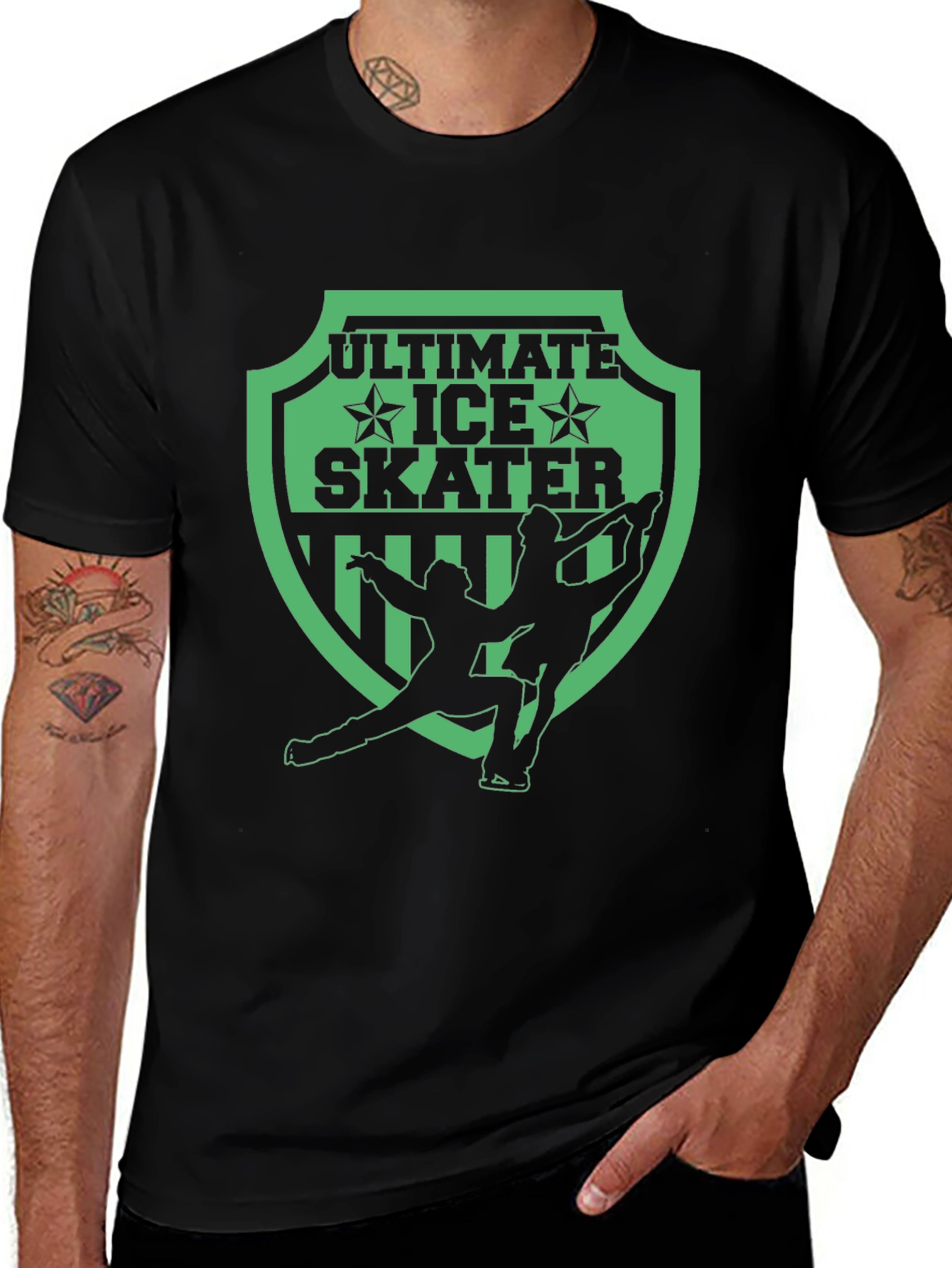 Ultimate Ice Skater T-Shirt - Black