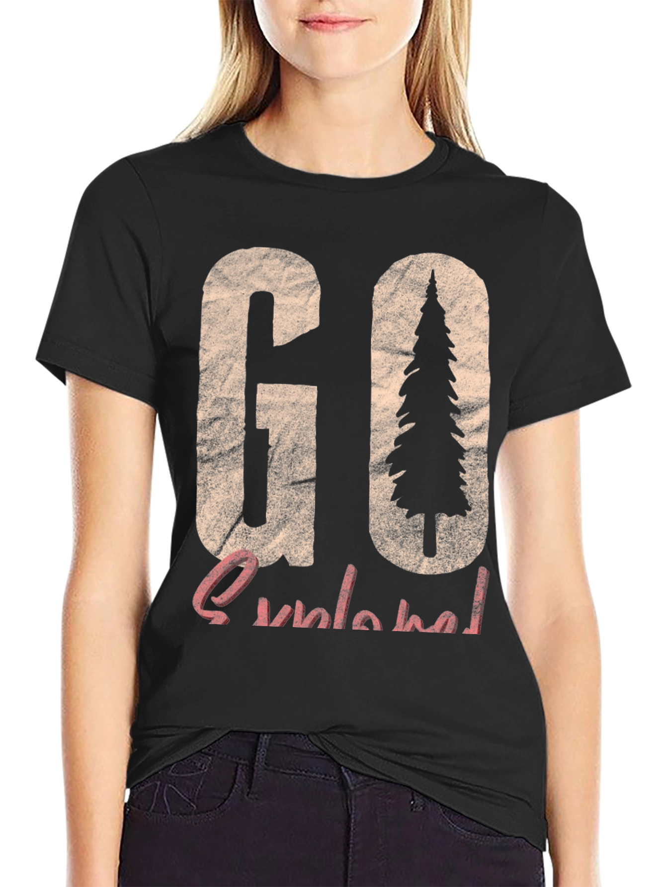Go Outside Nature Graphic T-Shirt