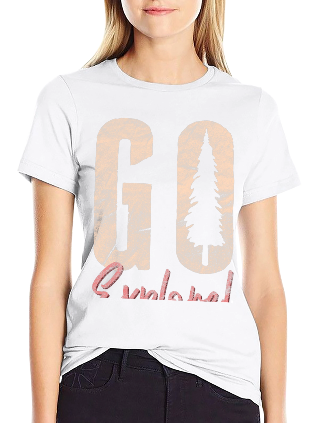 Go Outside Nature Graphic T-Shirt