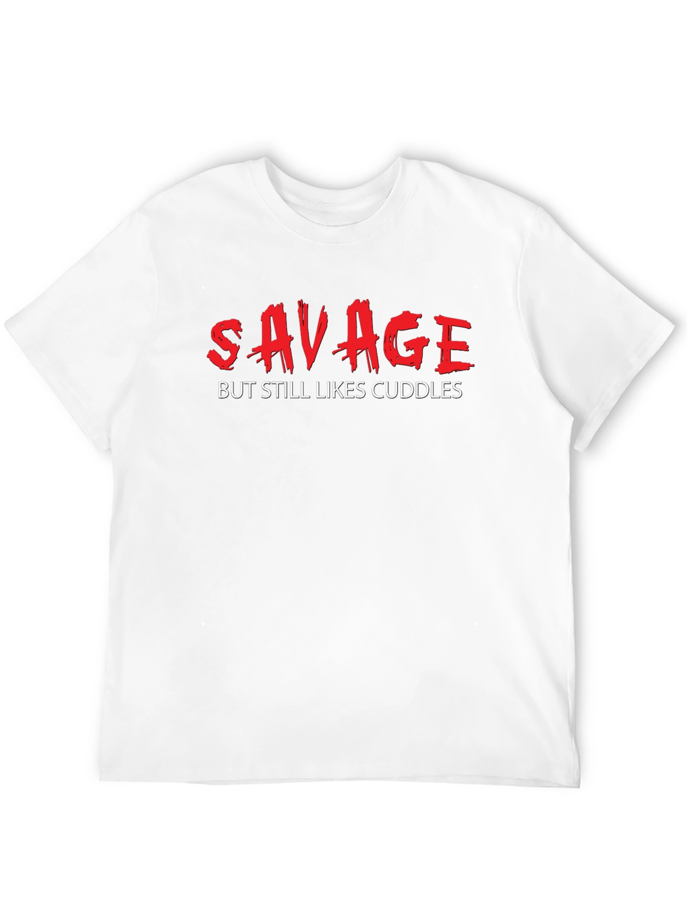 Savage Cuddles Graphic Tee - Black T-Shirt