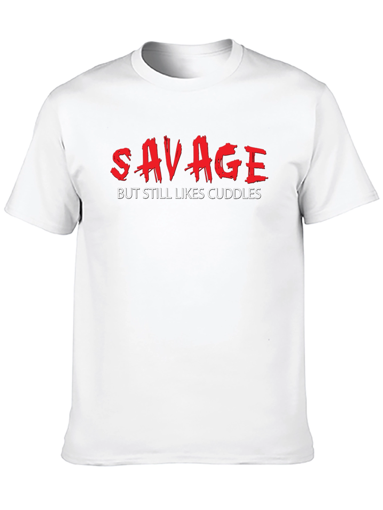 Savage Cuddles Graphic Tee - Black T-Shirt
