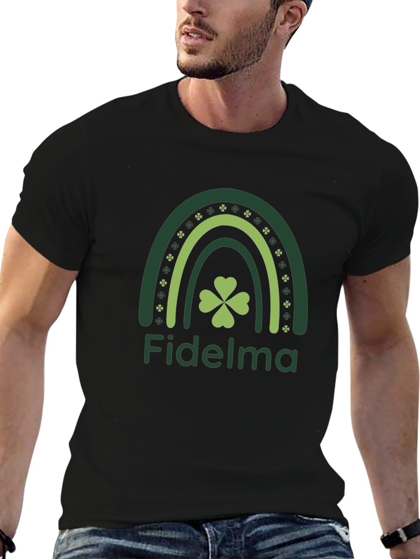 Fidelma Shamrock Rainbow T-Shirt
