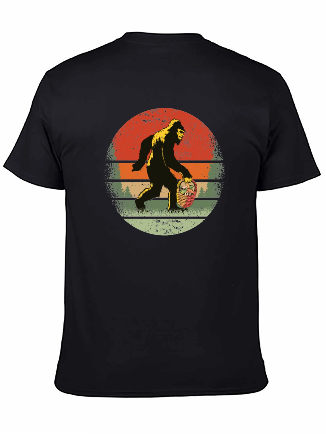 Bigfoot Easter Basket Graphic Tee