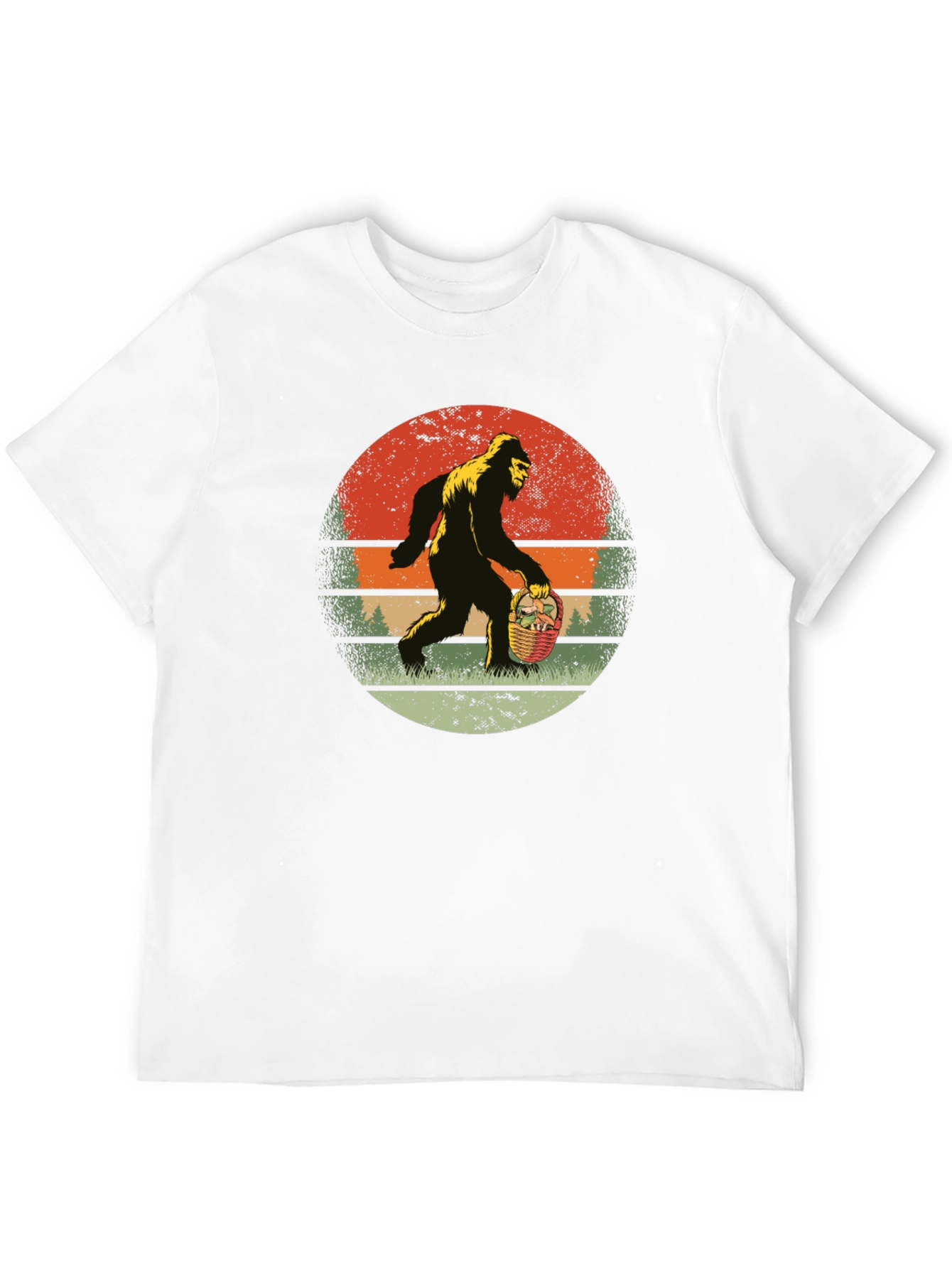 Bigfoot Easter Basket Graphic Tee