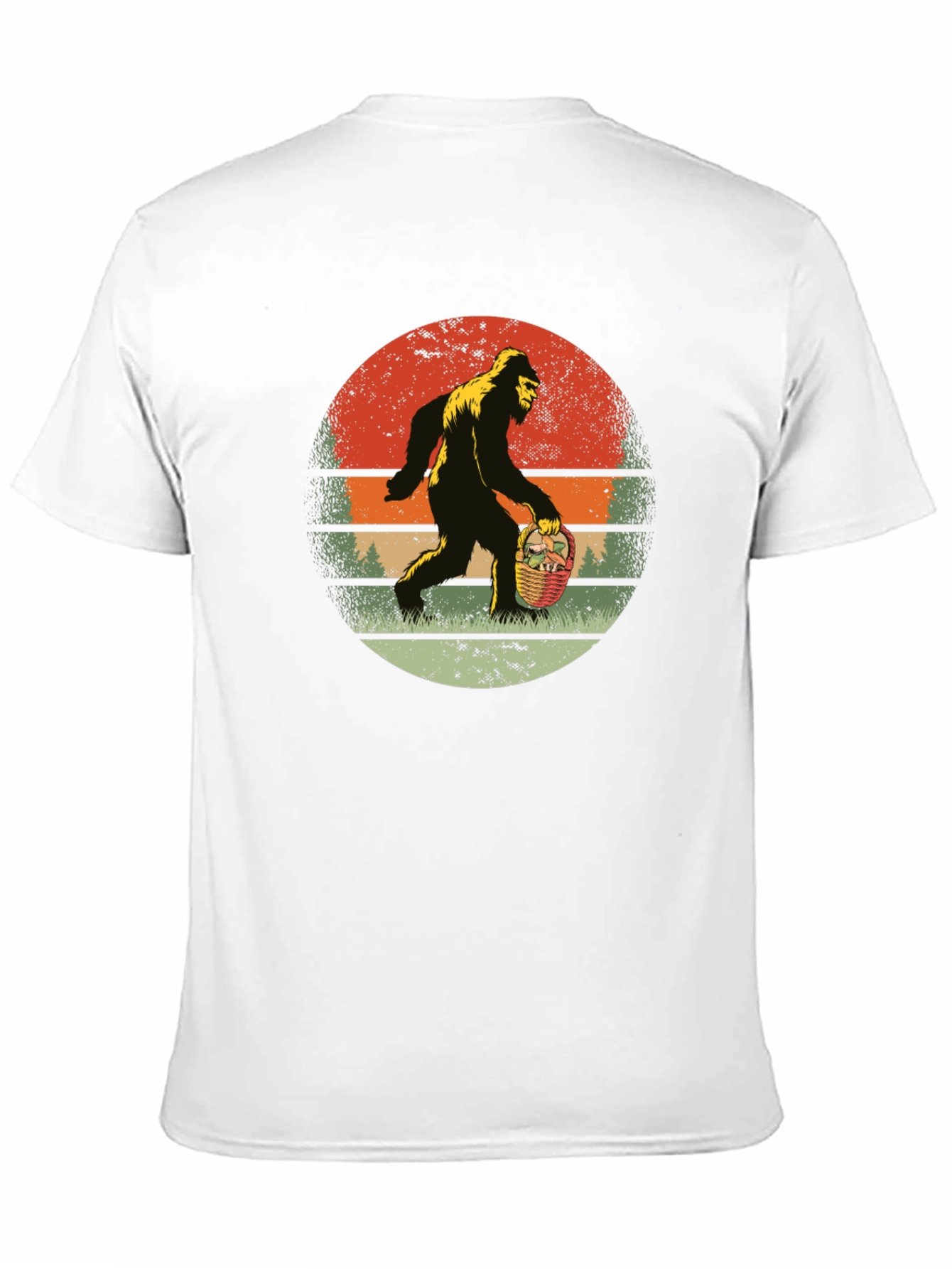 Bigfoot Easter Basket Graphic Tee