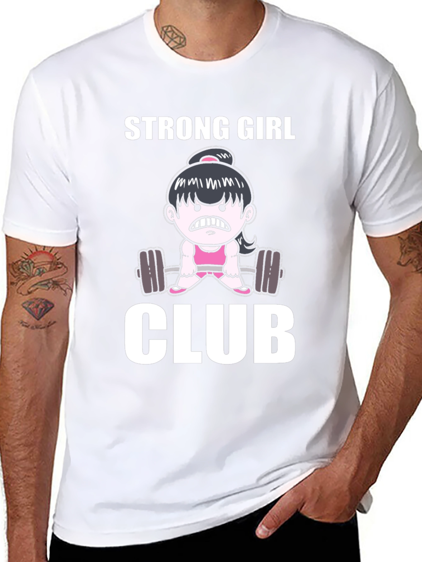 Strong Girl Club Black T-Shirt