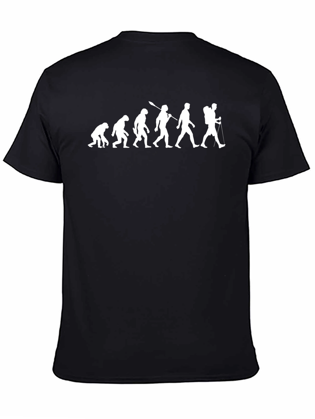 Evolution of Hiker Graphic T-Shirt