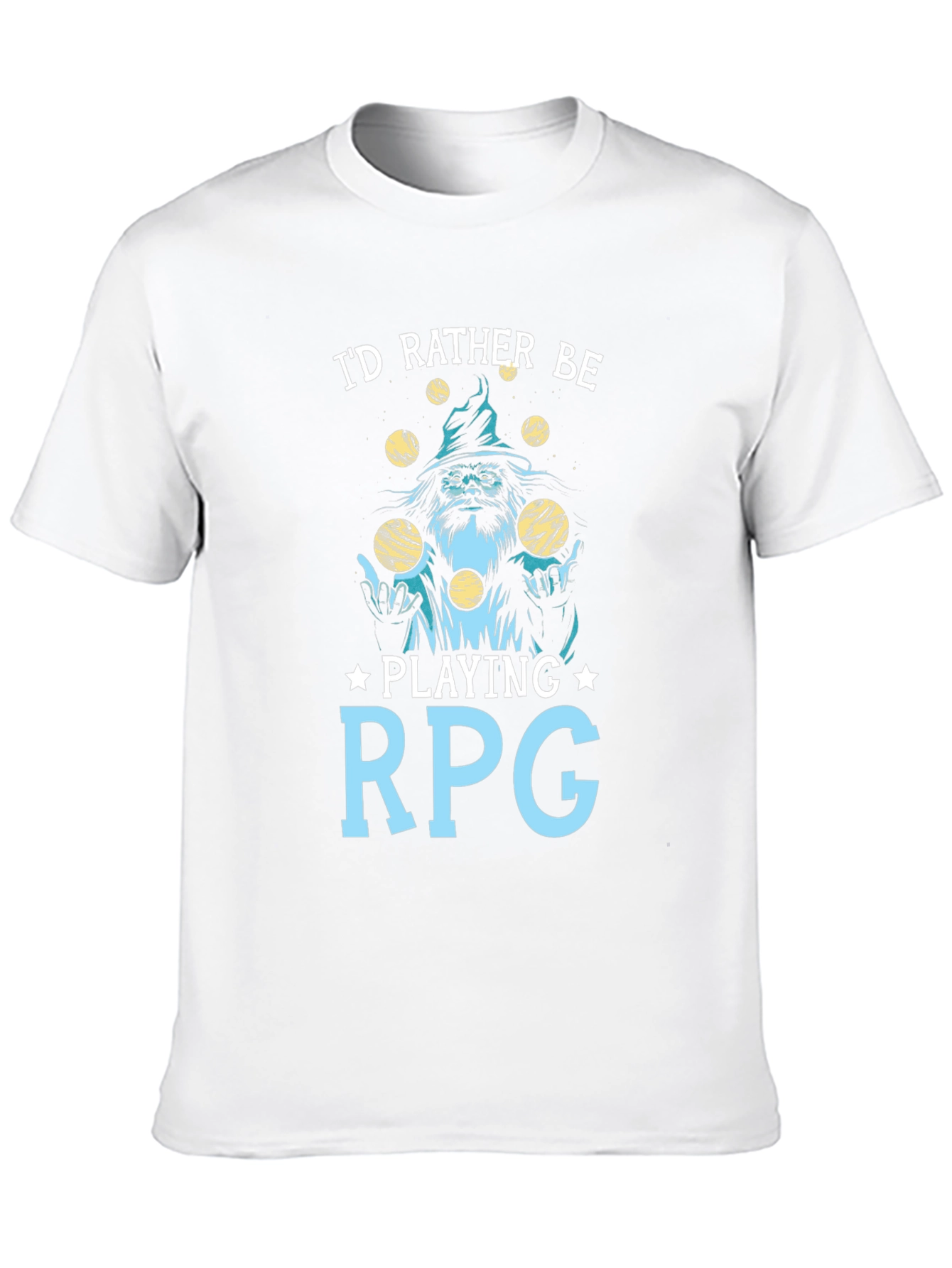 Id Rather Be Playing RPG T-Shirt - Black