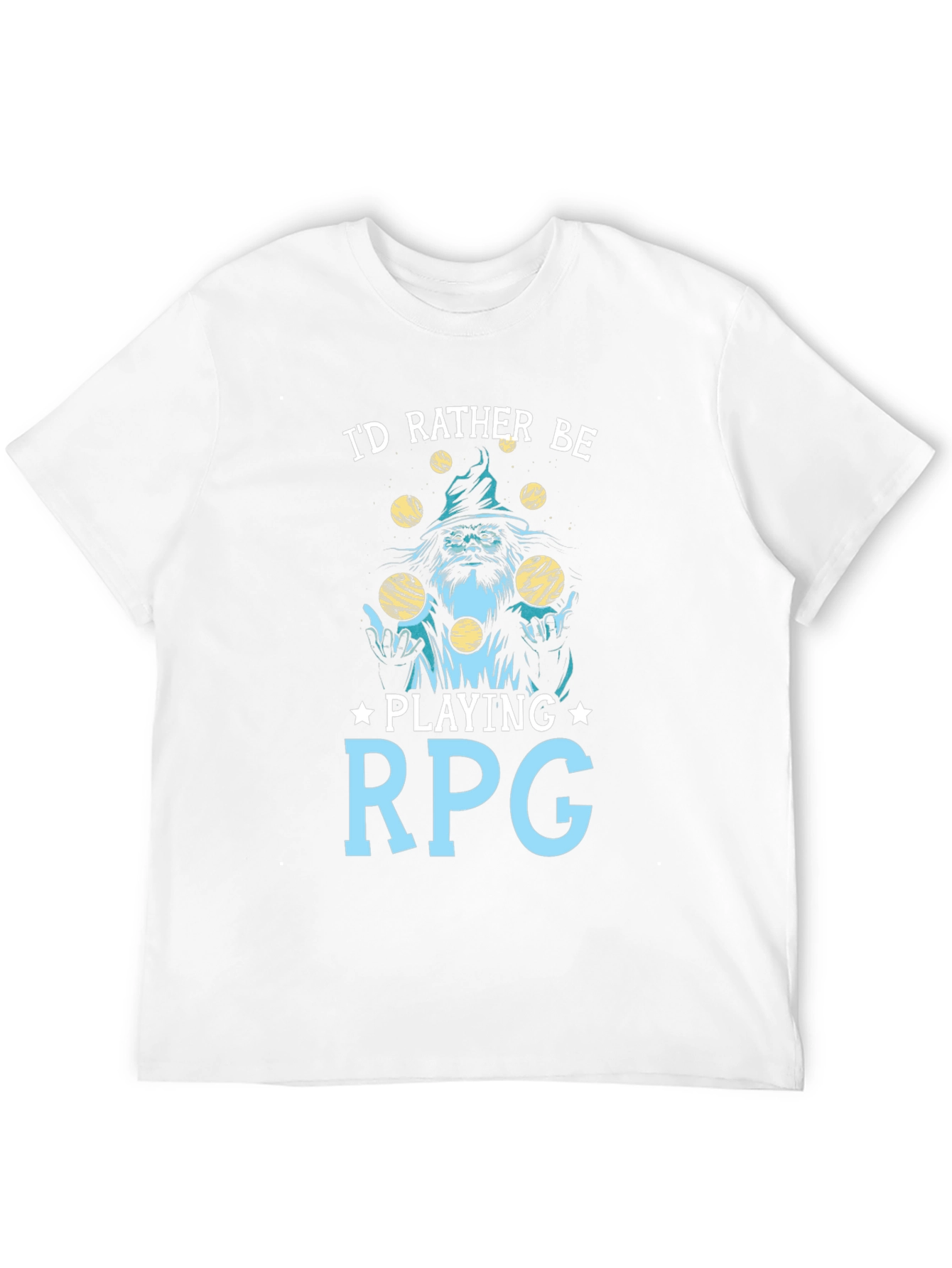 Id Rather Be Playing RPG T-Shirt - Black