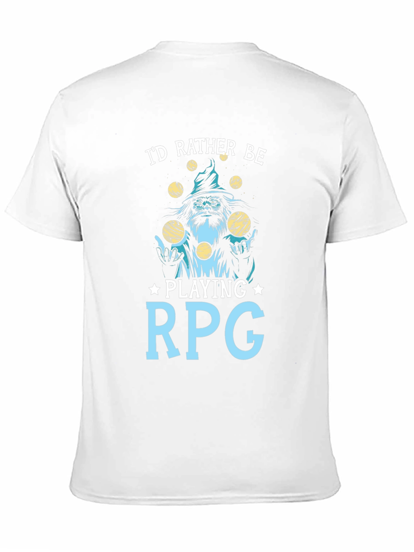 Id Rather Be Playing RPG T-Shirt - Black