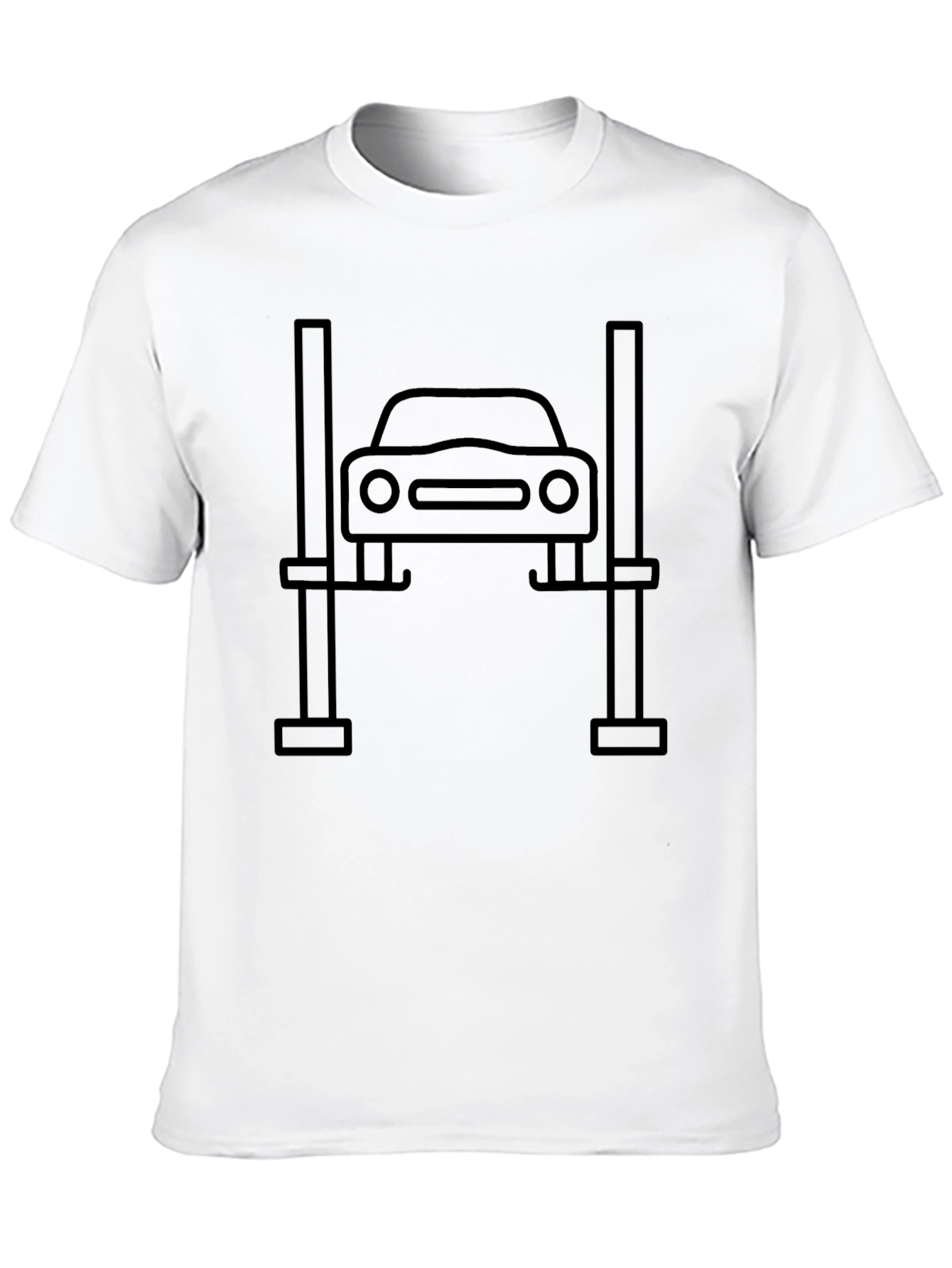 Car Lift Black T-Shirt