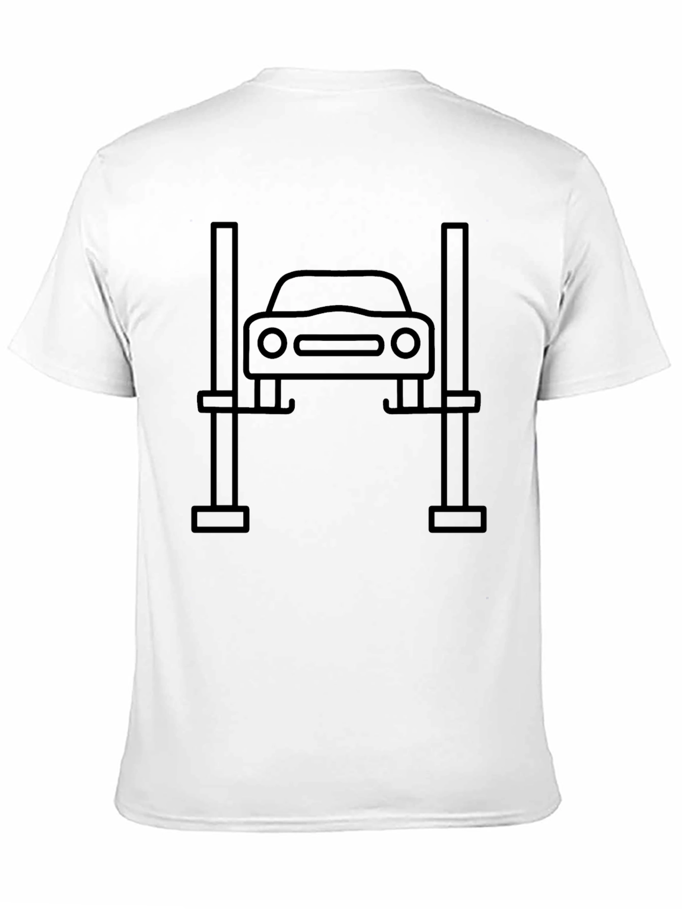 Car Lift Black T-Shirt