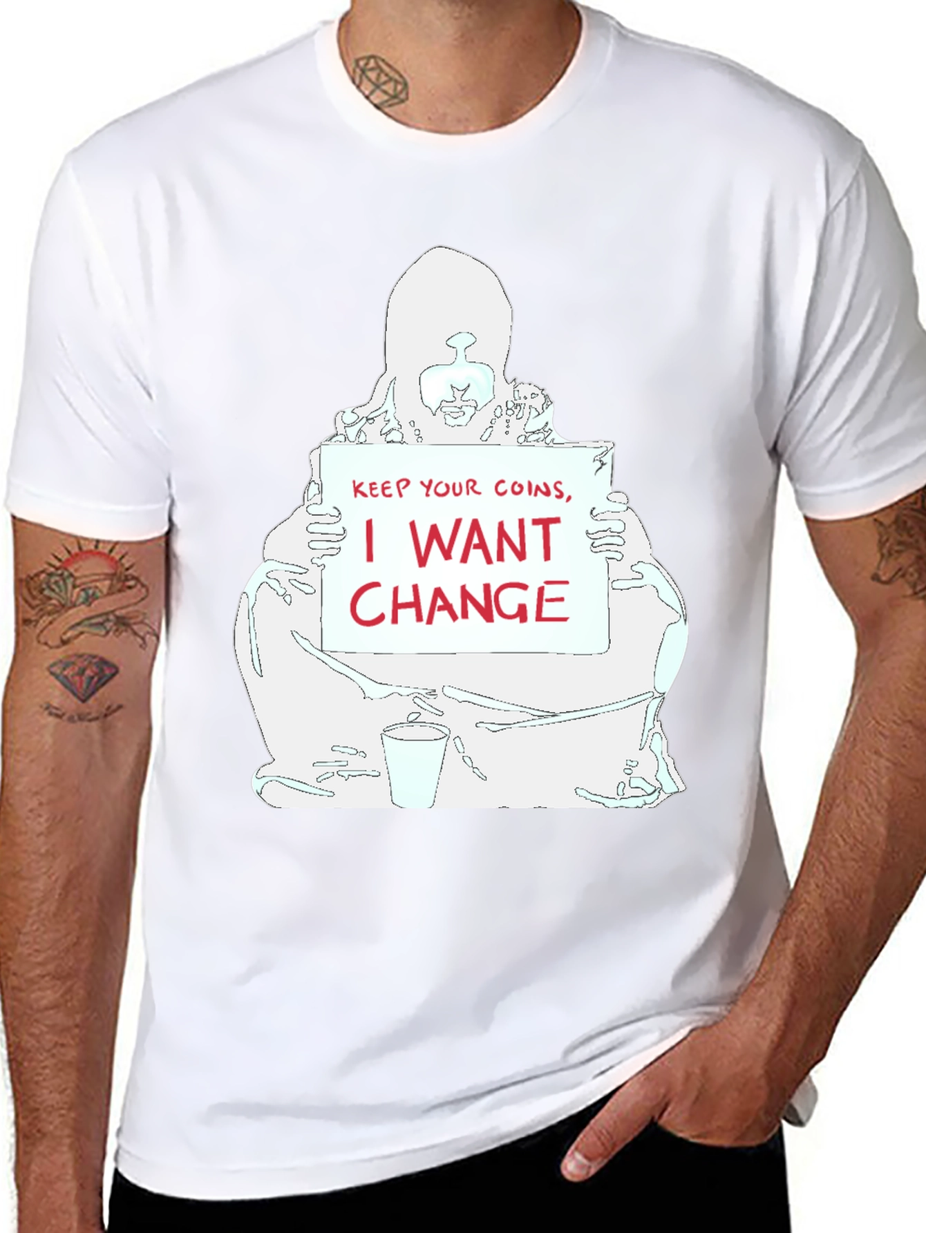 I Want Change Graphic T-Shirt - Unisex