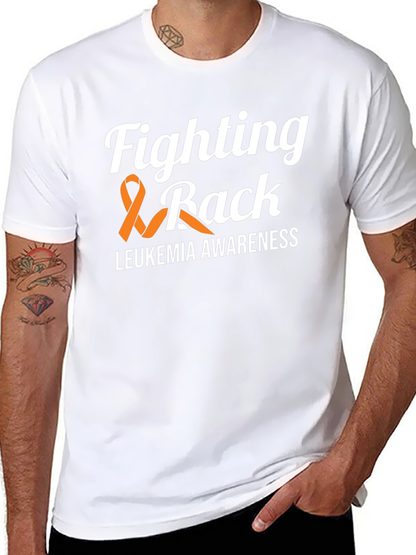 Leukemia Awareness T-Shirt - Fighting Back