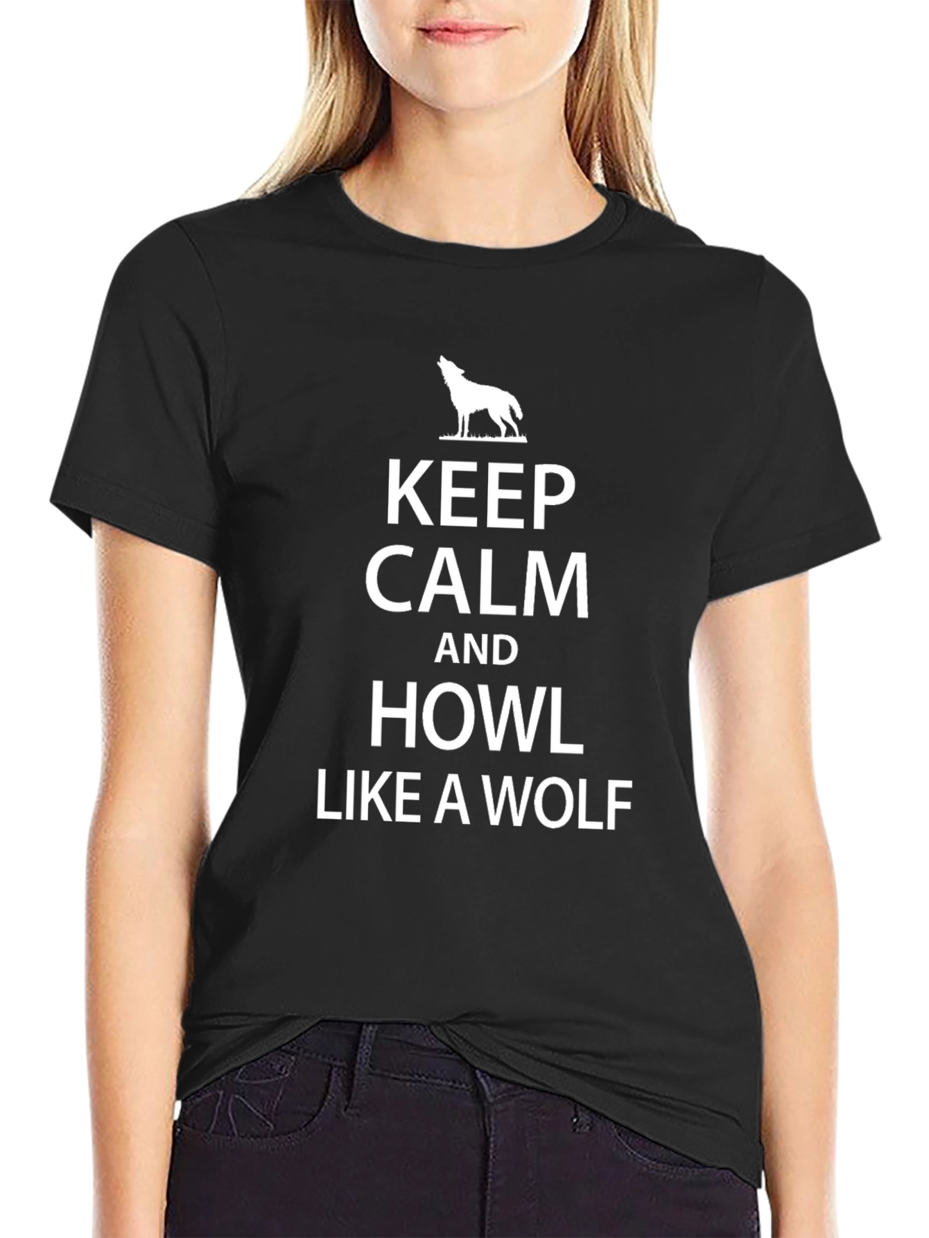Keep Calm Howl Like A Wolf T-Shirt