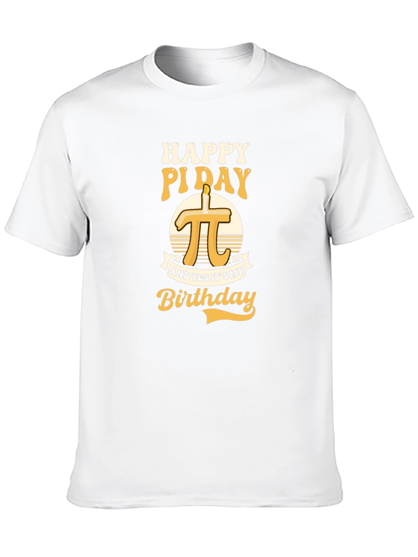 Happy Pi Day Birthday T-Shirt - Math Geek Tee