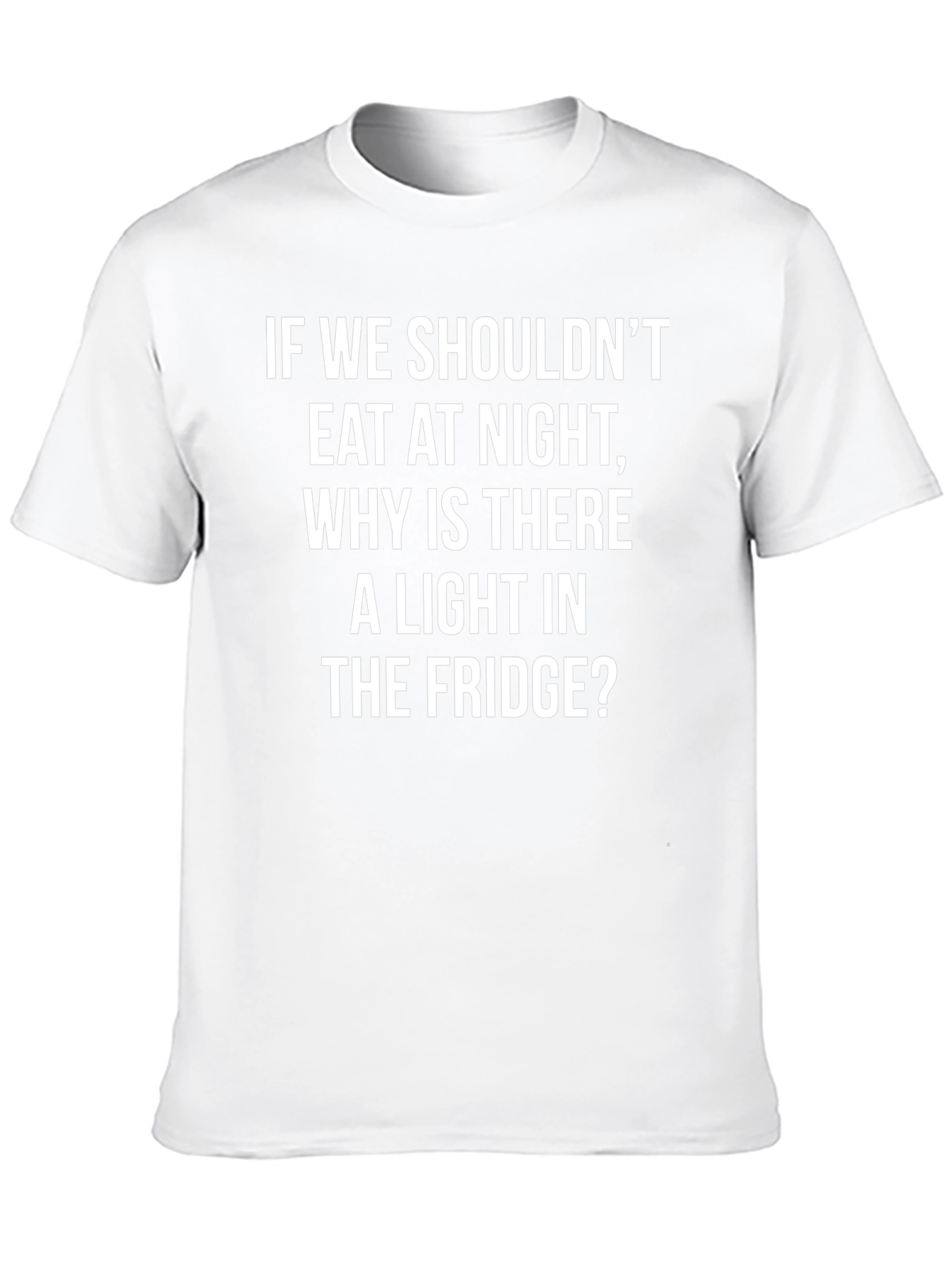 Funny Fridge Light T-Shirt - Midnight Snack Humor