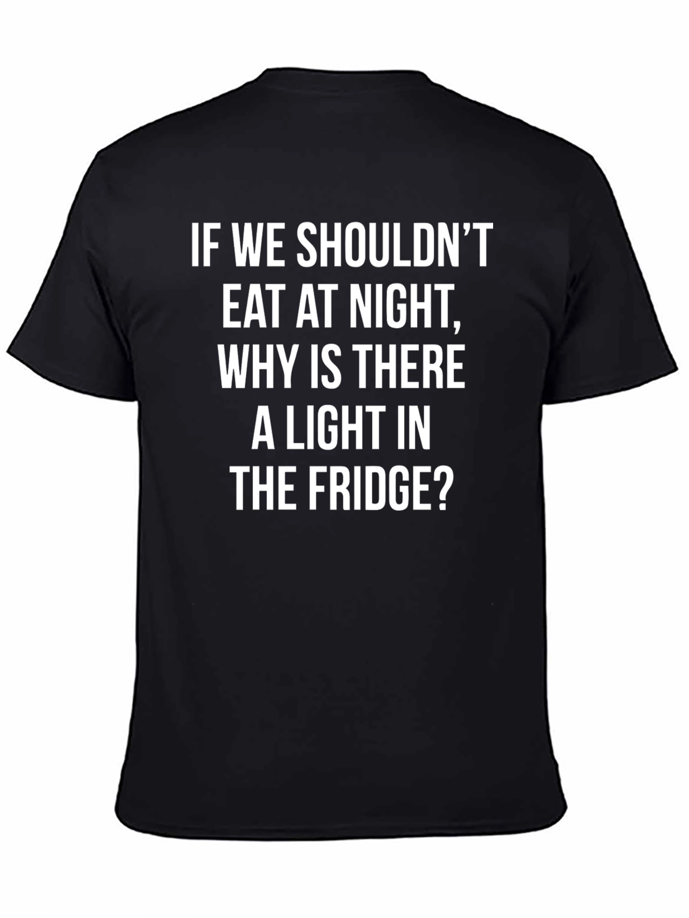 Funny Fridge Light T-Shirt - Midnight Snack Humor
